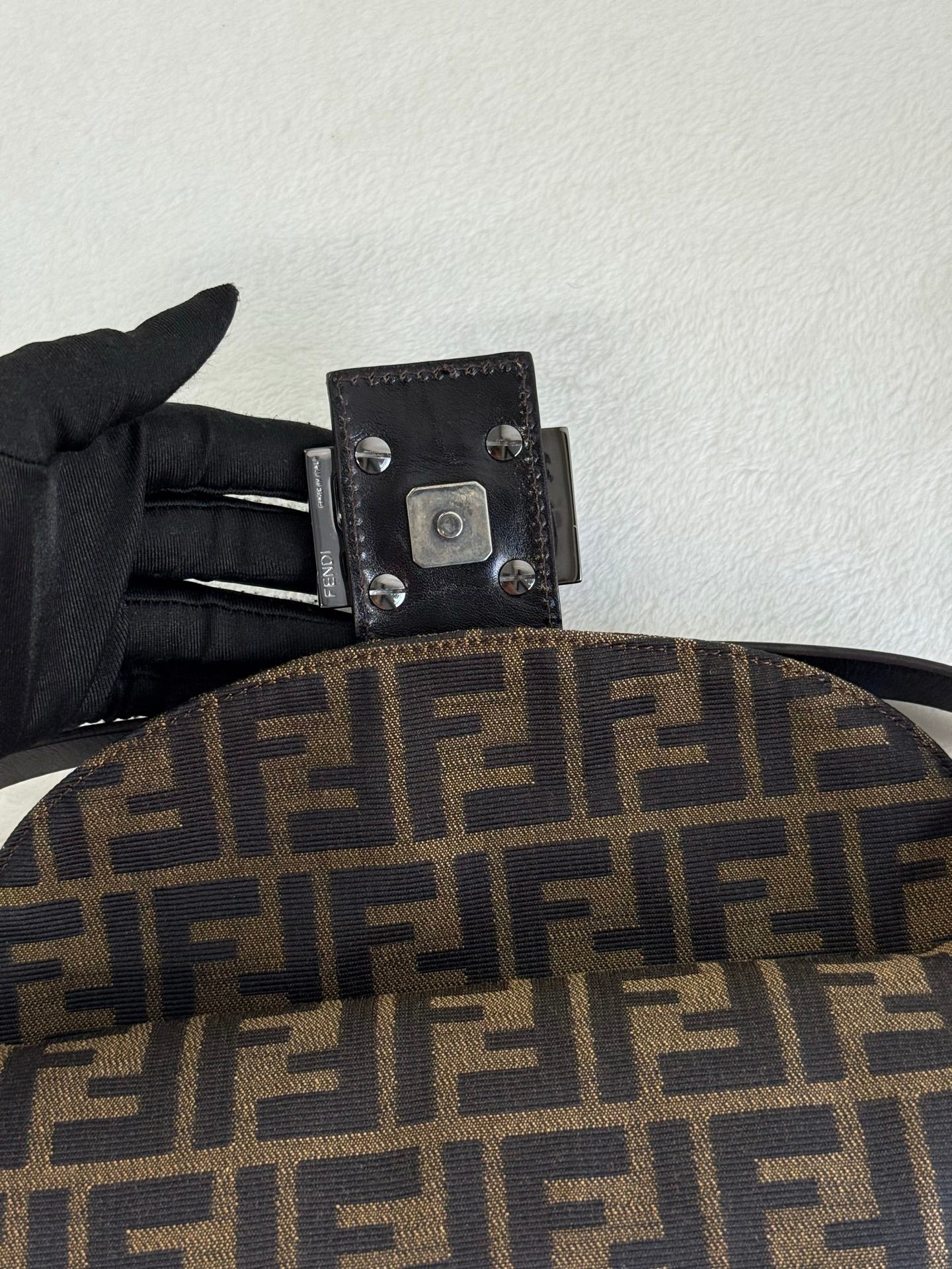 FENDI Zucca Flap Bag