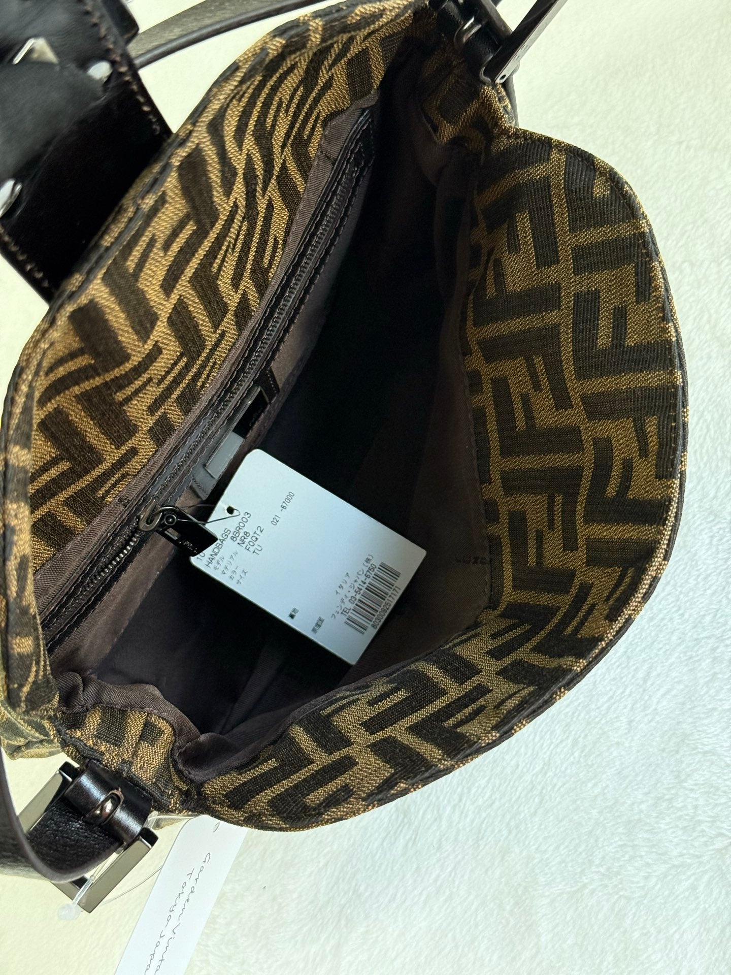 FENDI Zucca Flap Bag
