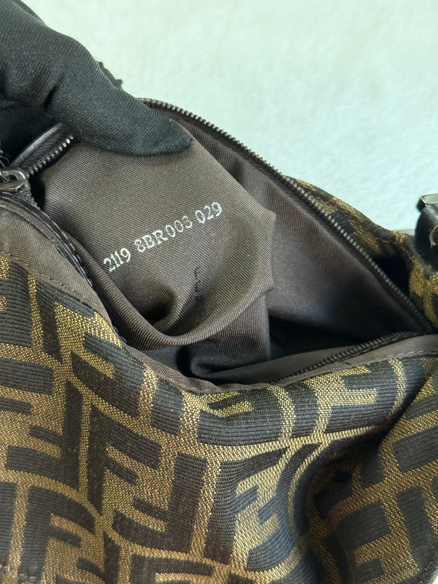 FENDI Zucca Flap Bag