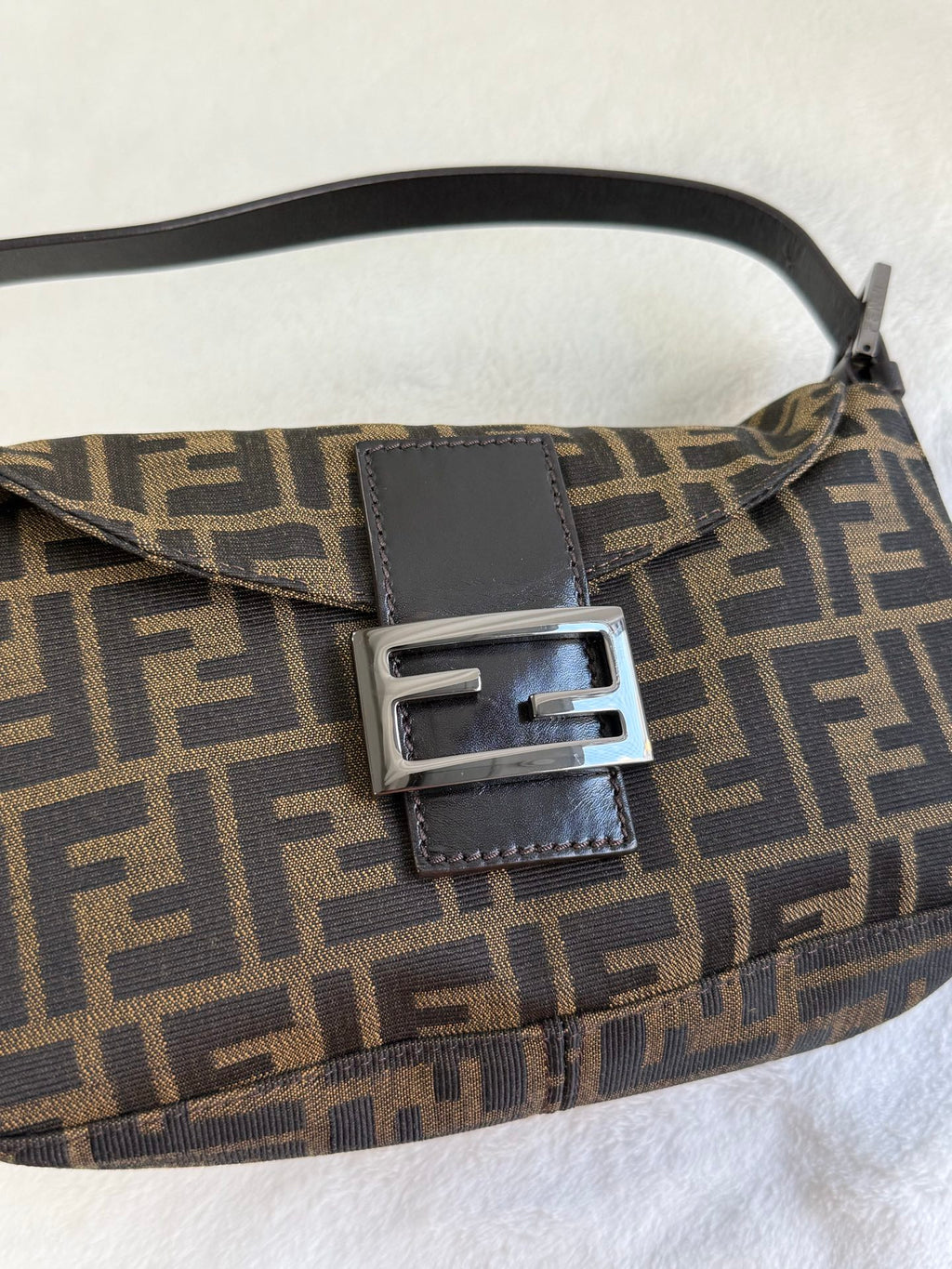 FENDI Zucca Flap Bag