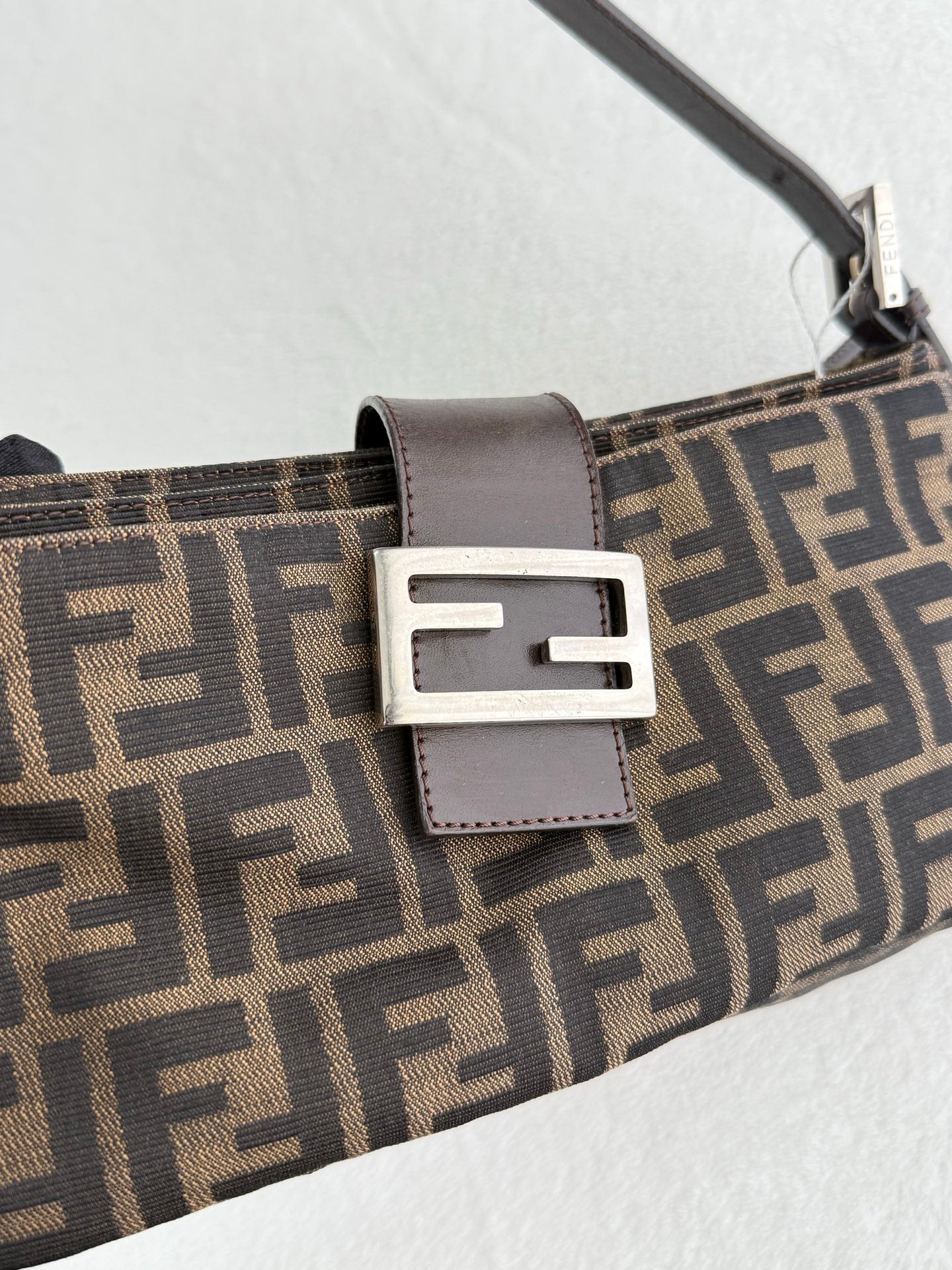 FENDI Zucca Baguette Shoulder Bag