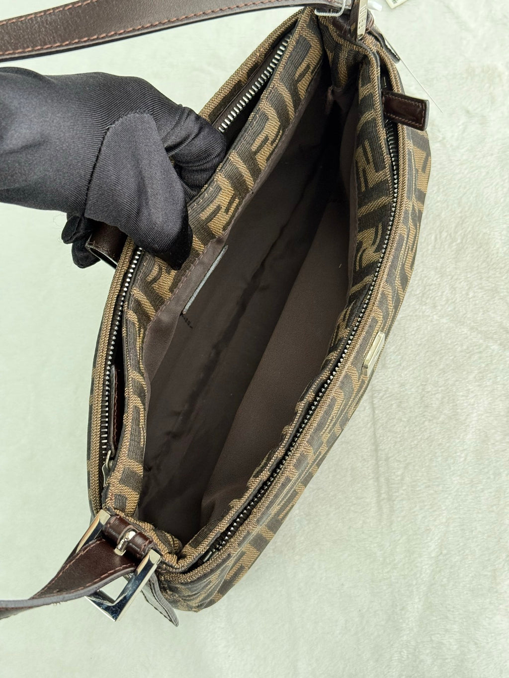 FENDI Zucca Baguette Shoulder Bag