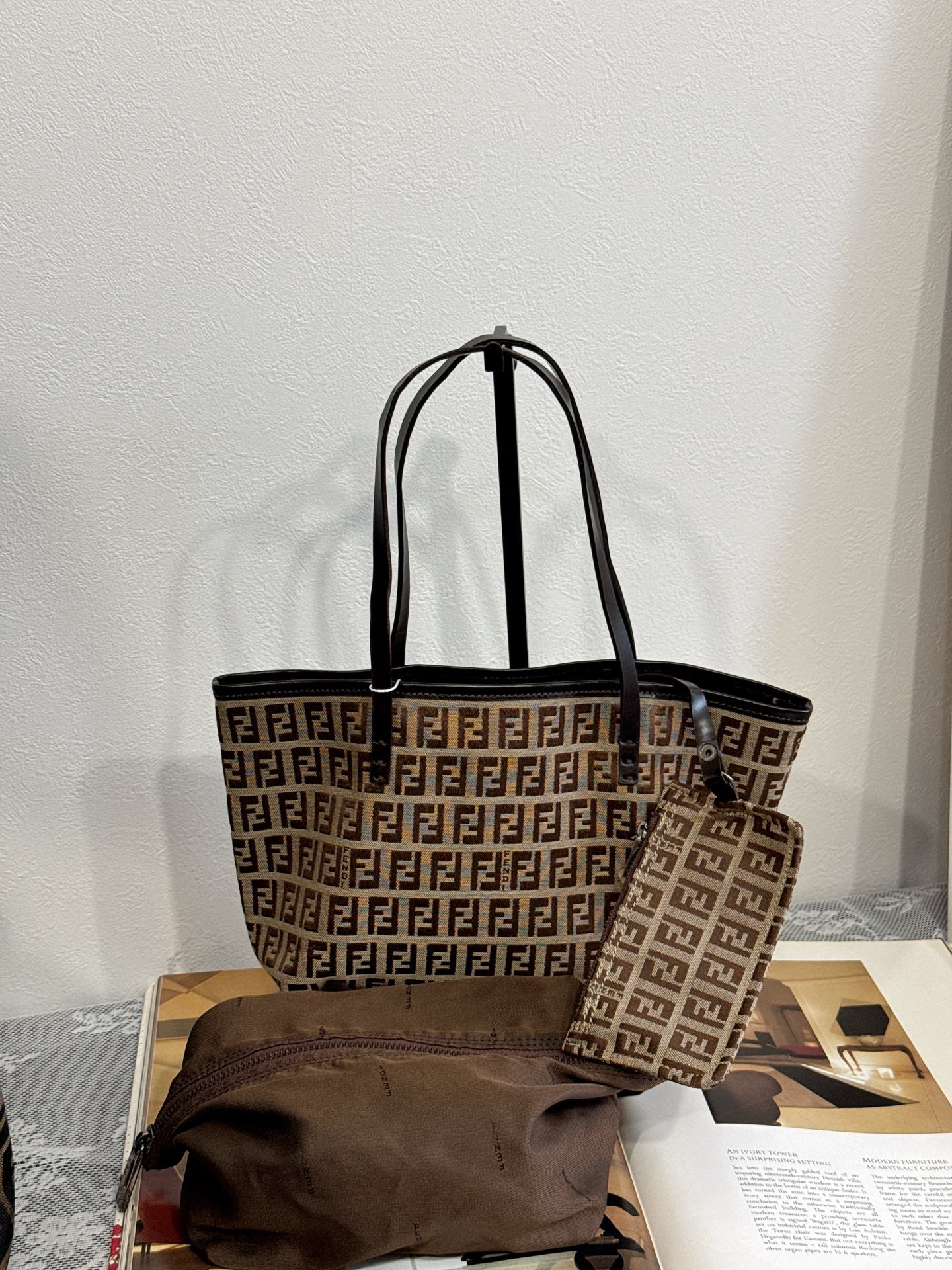 FENDI Zucchino Mini Tote Set Bag