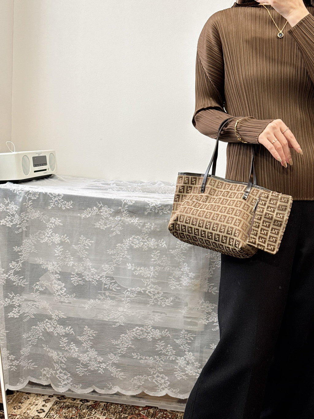FENDI Zucchino Mini Tote Set Bag