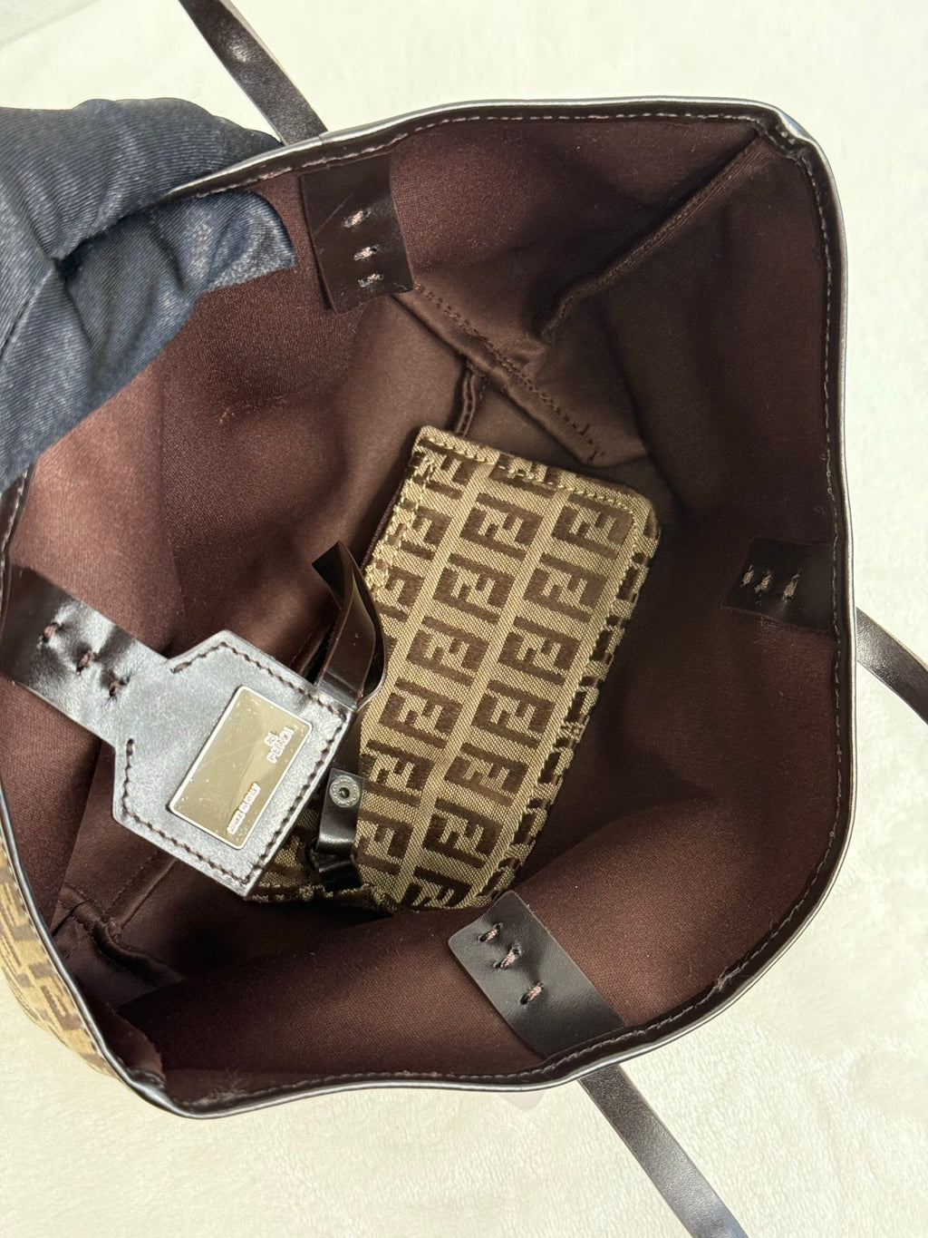 FENDI Zucchino Mini Tote Set Bag