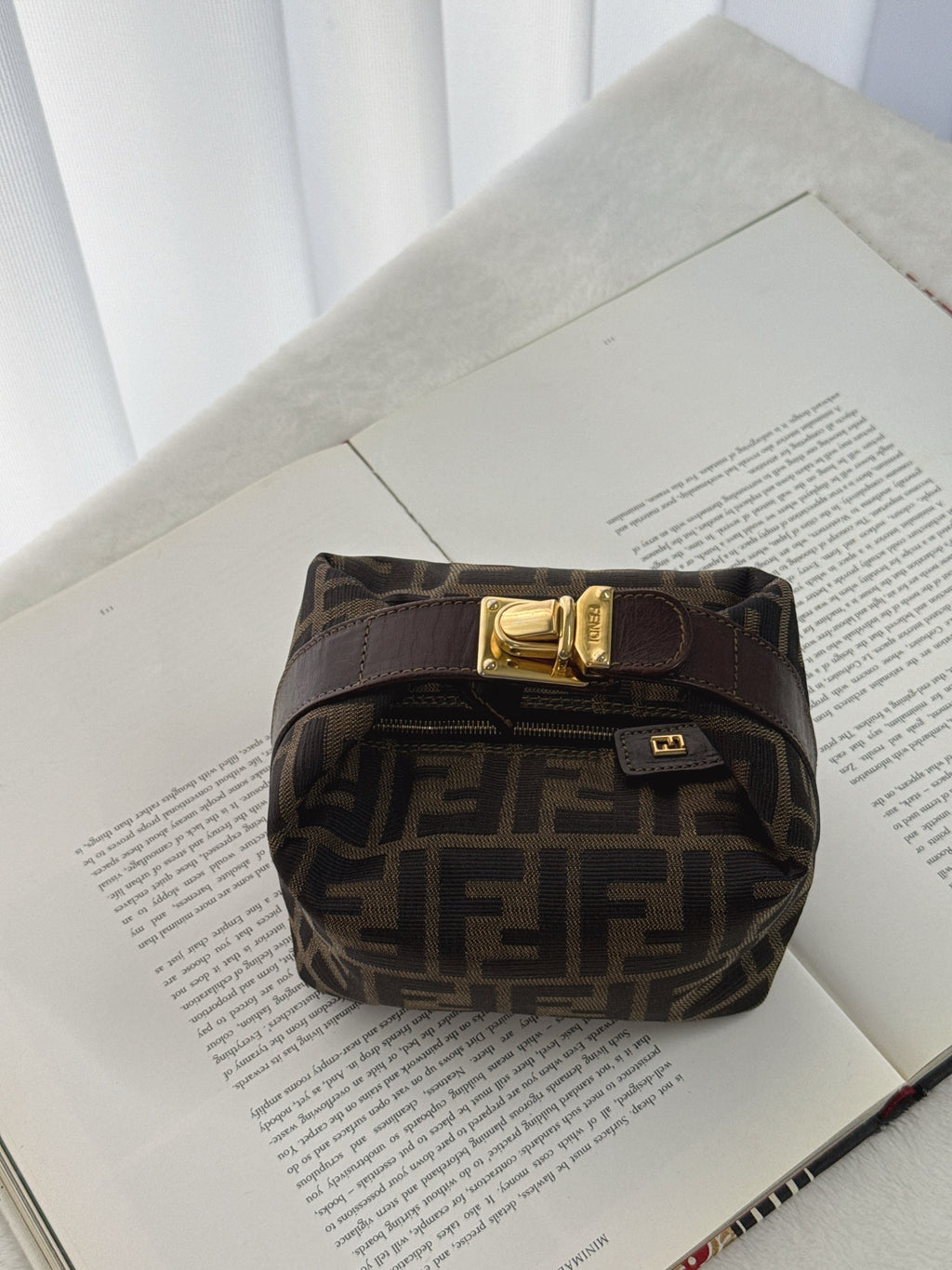 FENDI Zucca Mini Lunch Box Bag