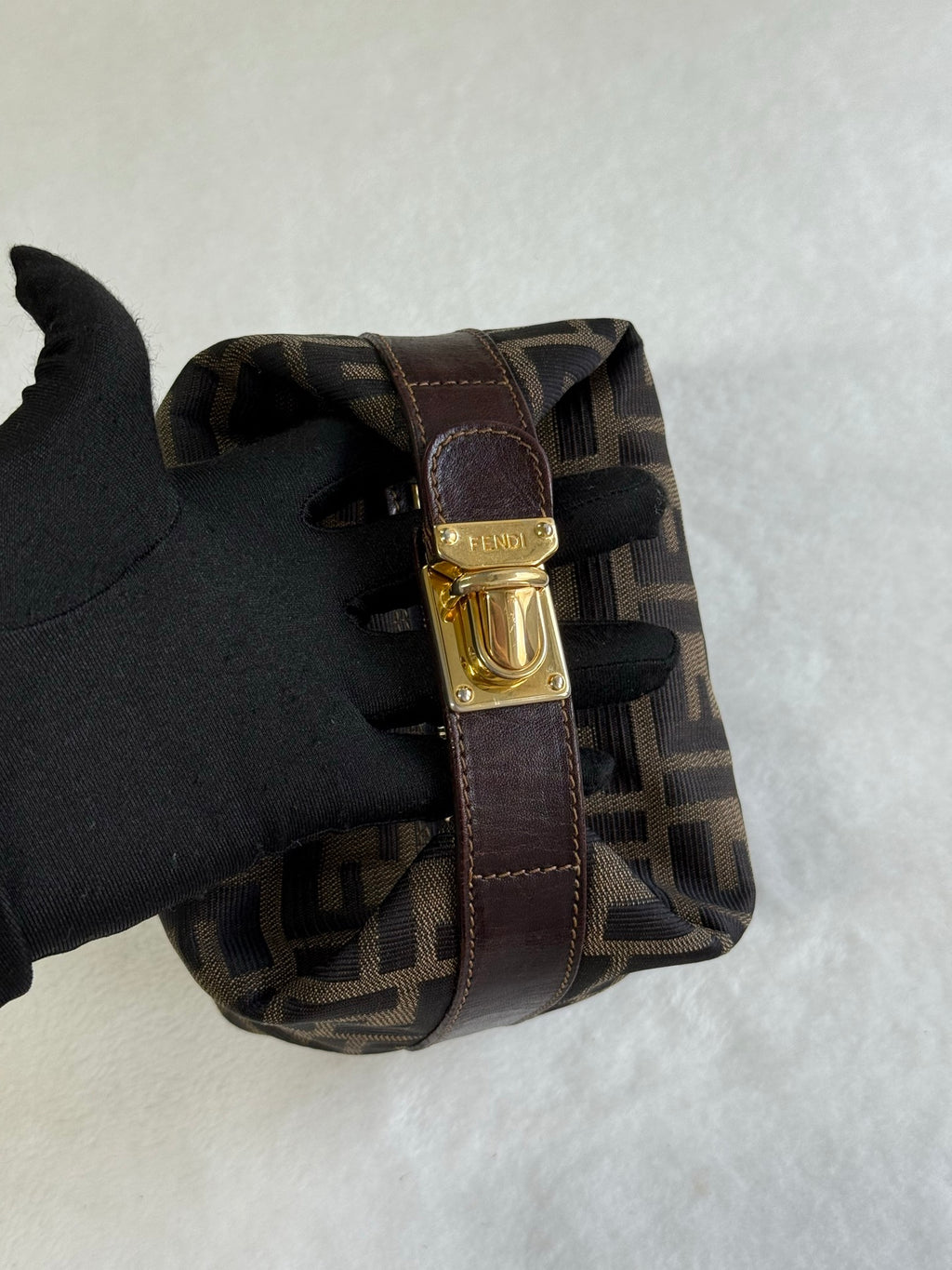 FENDI Zucca Mini Lunch Box Bag