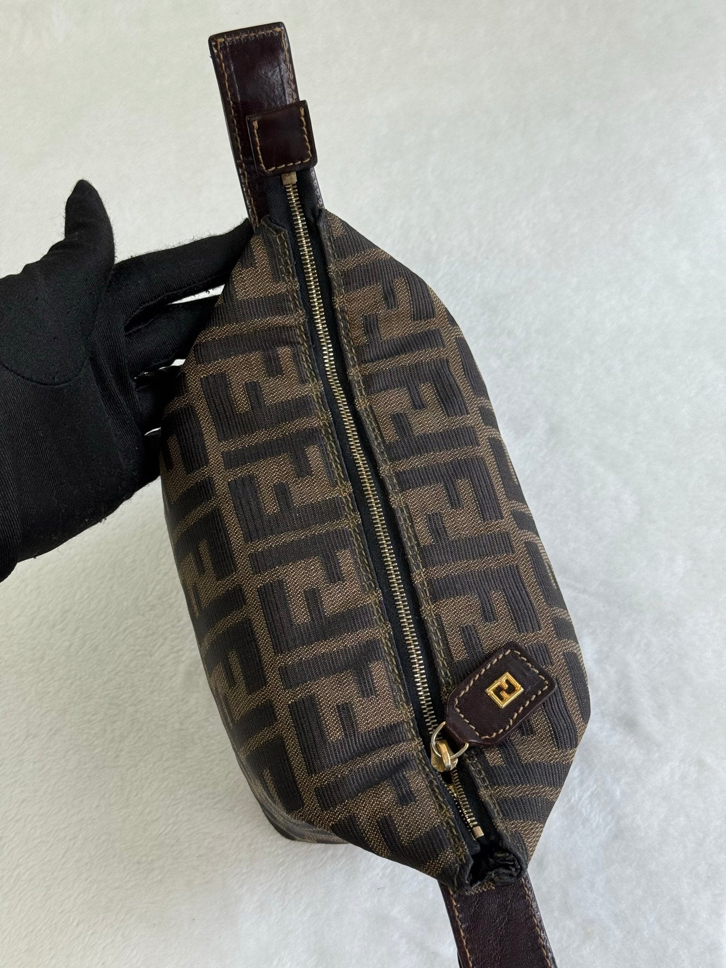 FENDI Zucca Mini Lunch Box Bag