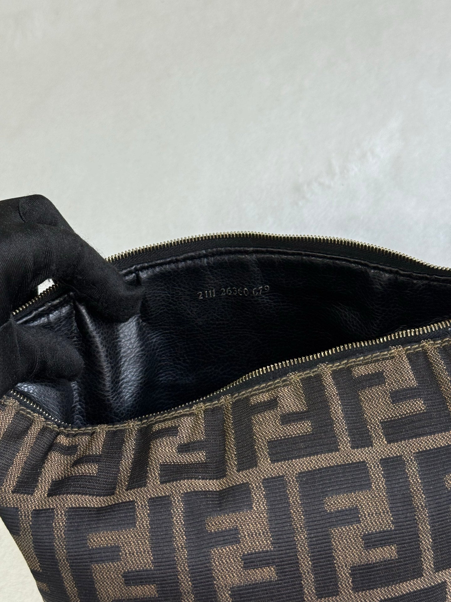 FENDI Zucca Mini Lunch Box Bag
