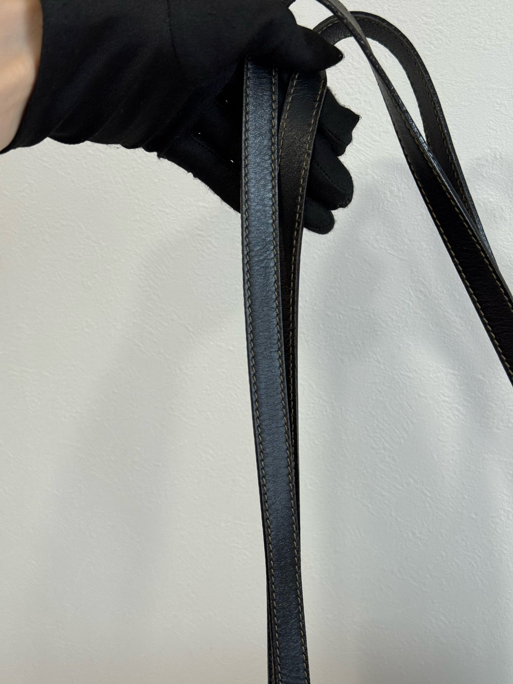 FENDI Pequin Stripe Pochette Bag