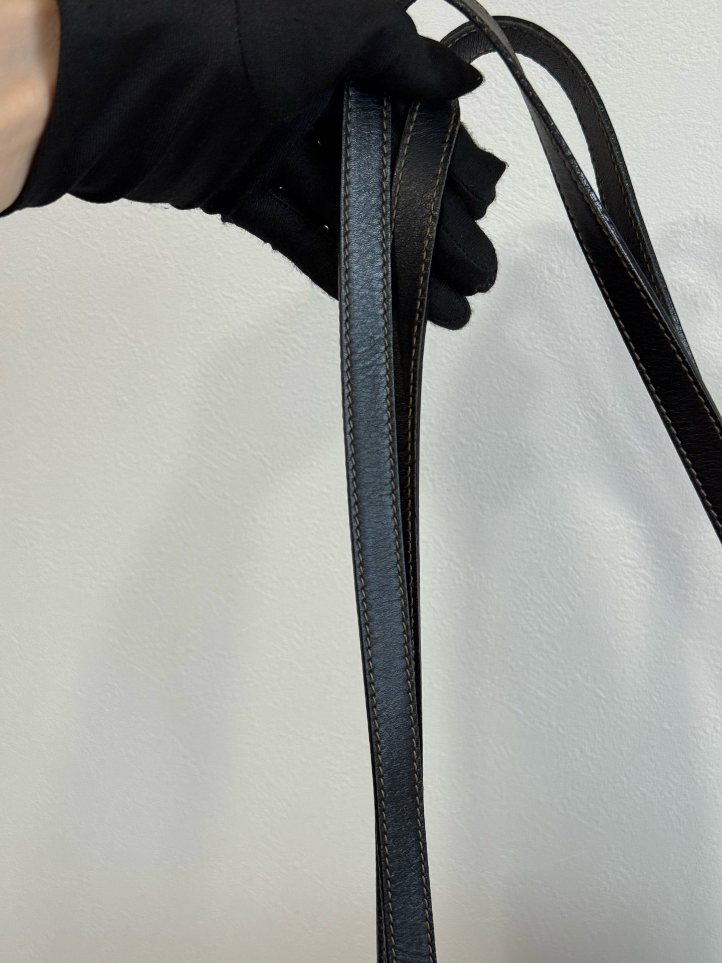 FENDI Pequin Stripe Pochette Bag