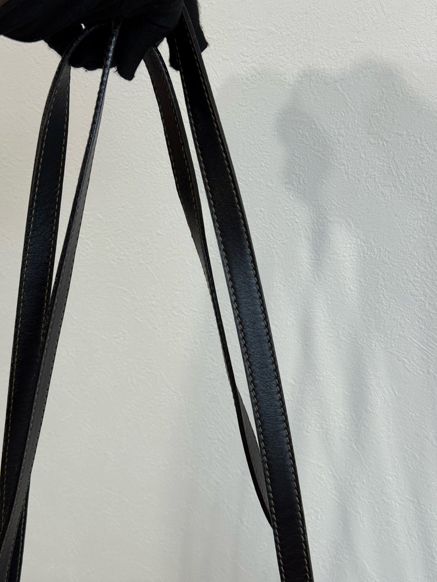 FENDI Pequin Stripe Pochette Bag