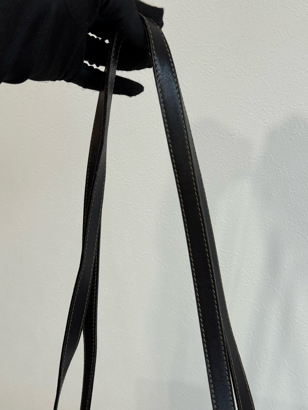 FENDI Pequin Stripe Pochette Bag