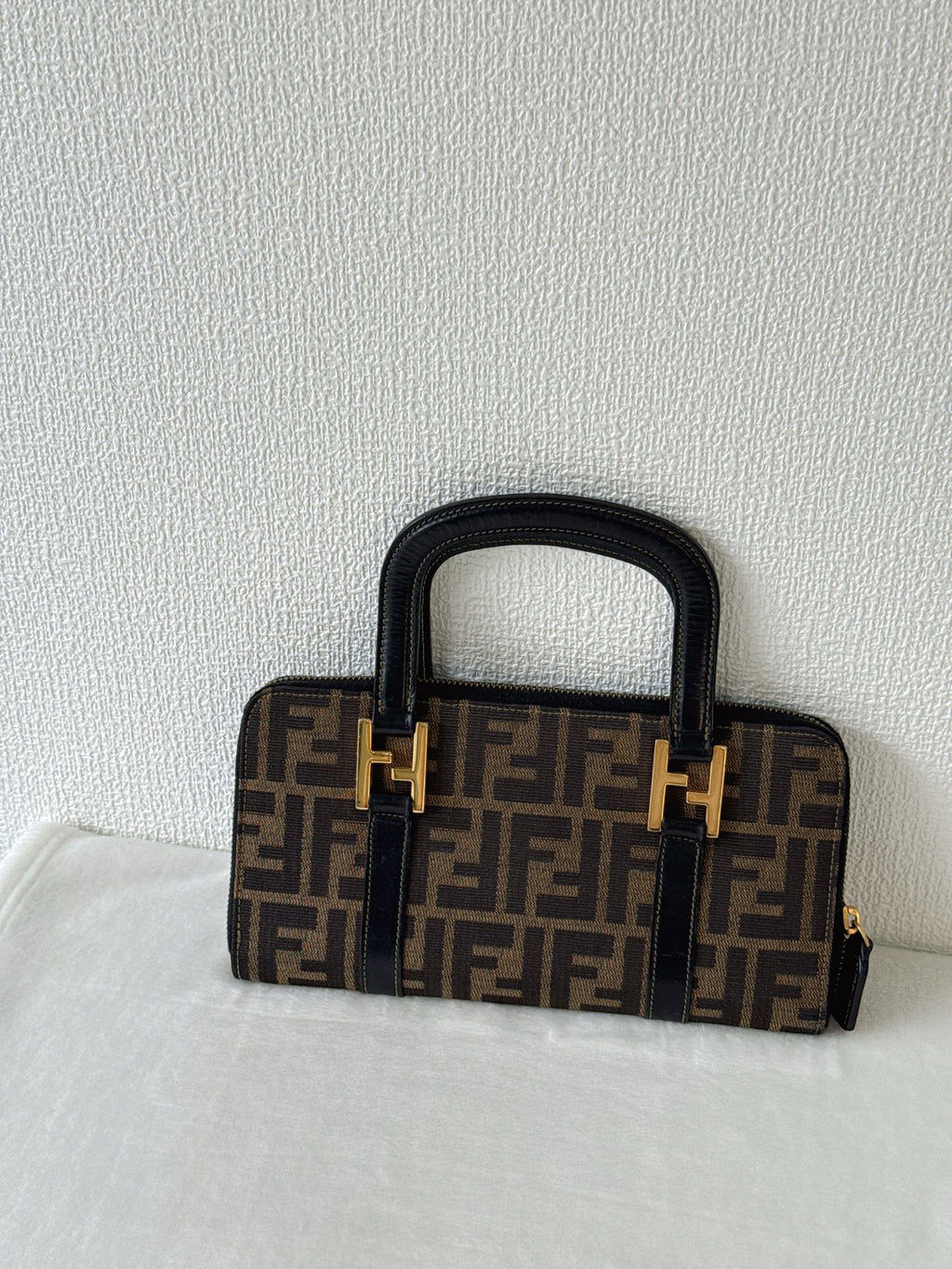 FENDI Zucca Clutch Bag