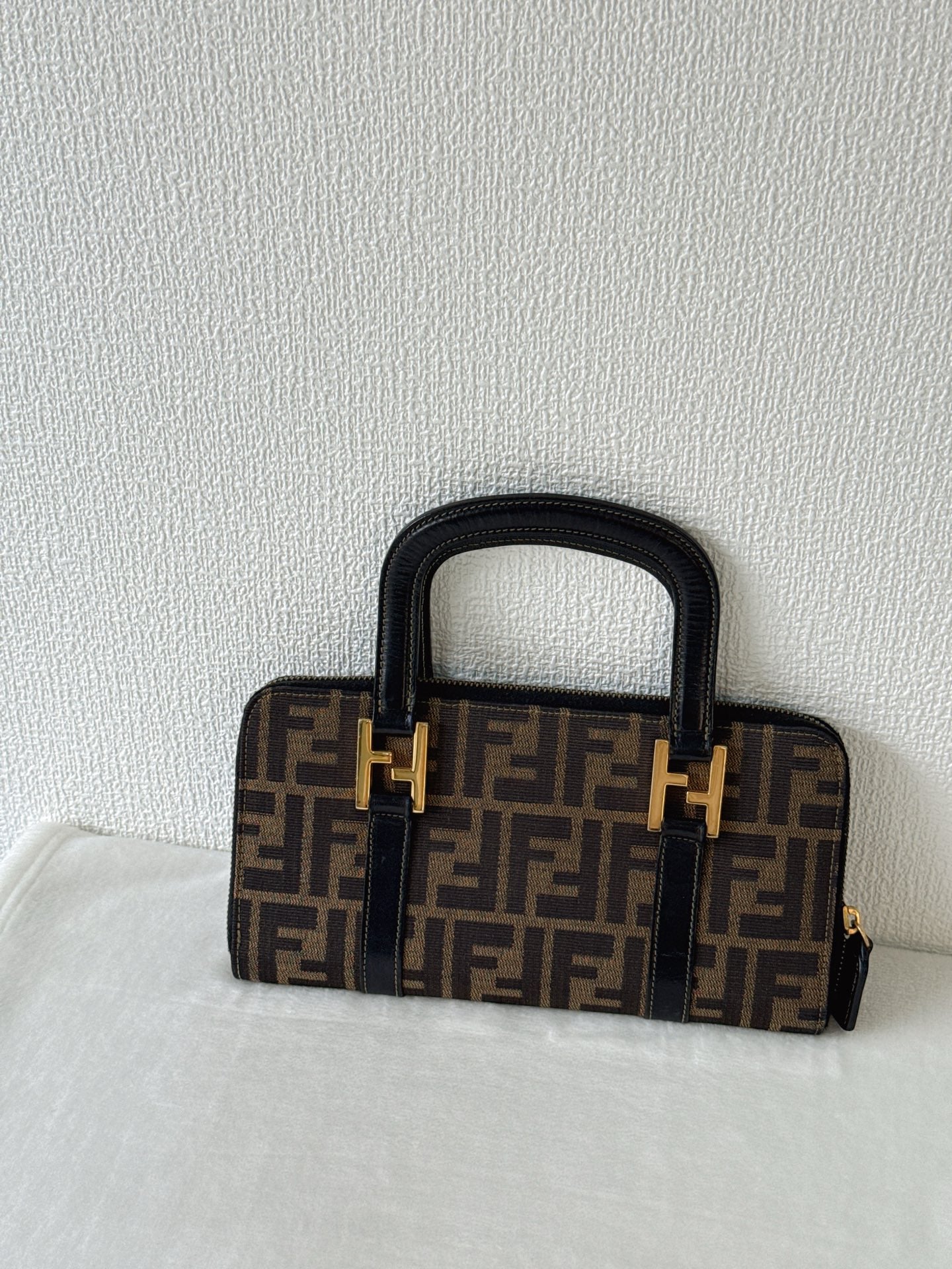 FENDI Zucca Clutch Bag