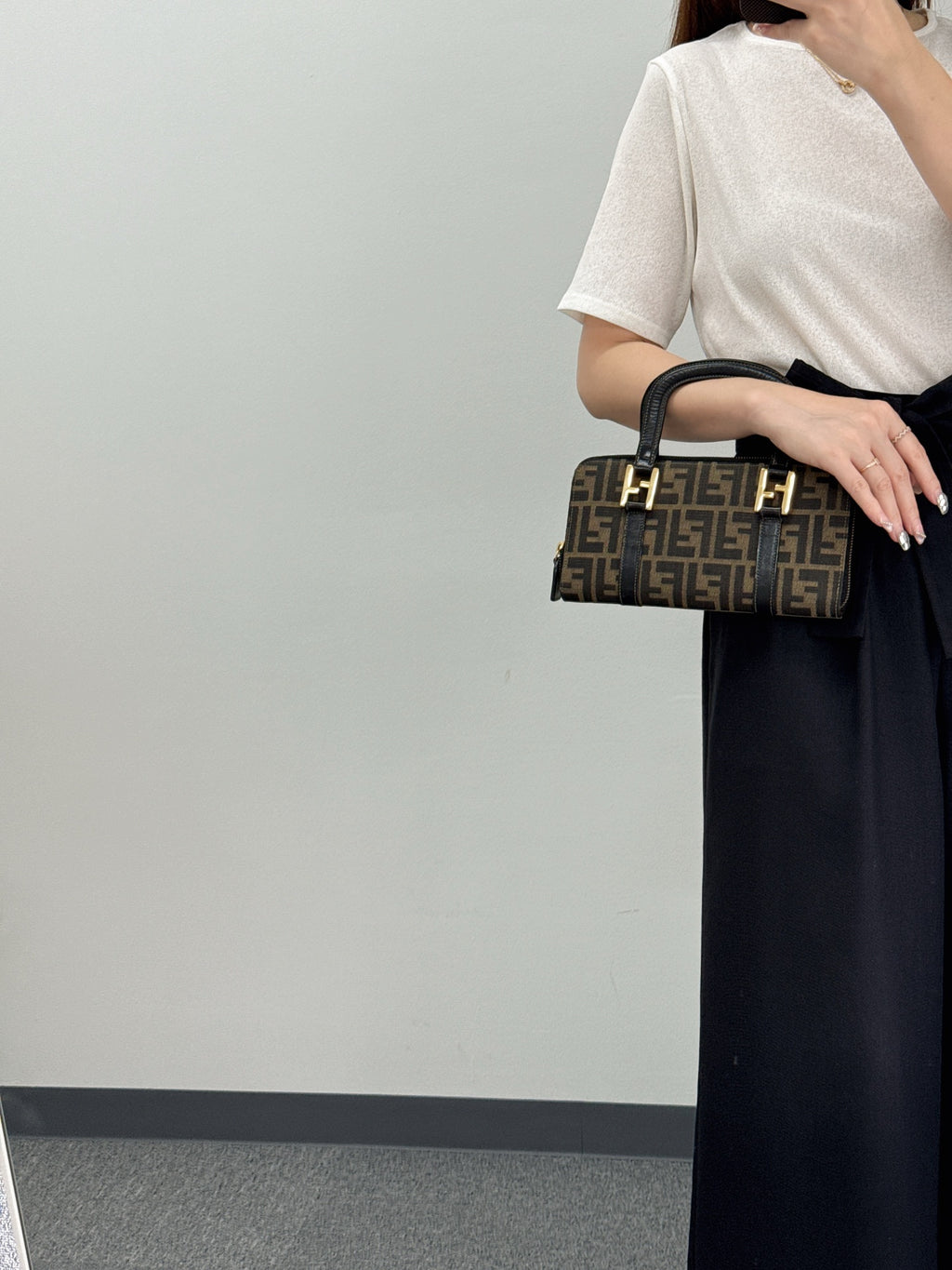 FENDI Zucca Clutch Bag