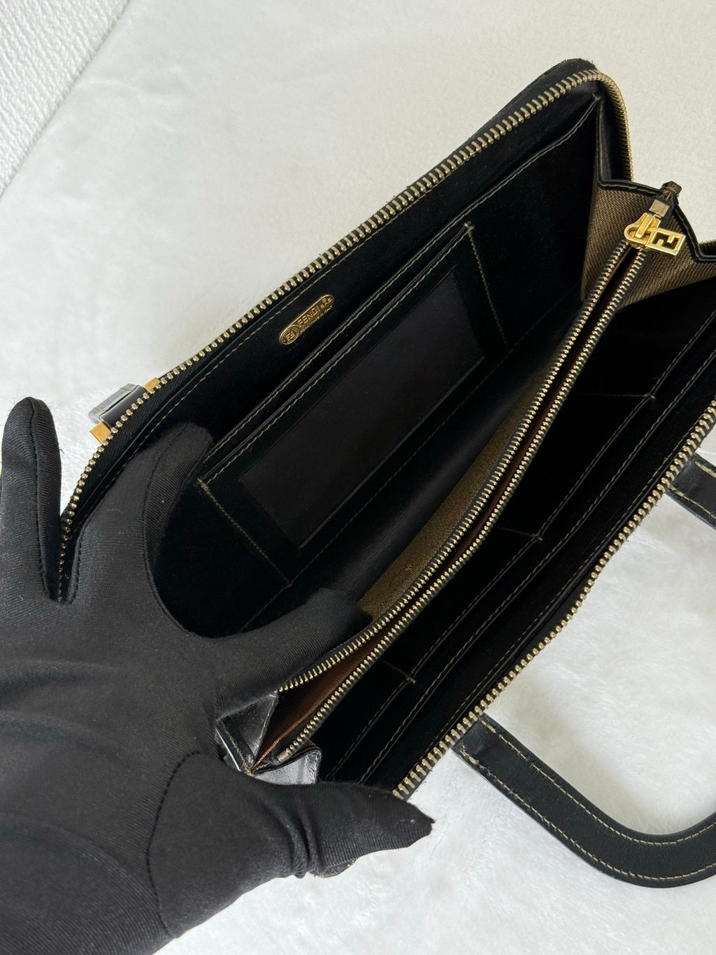 FENDI Zucca Clutch Bag