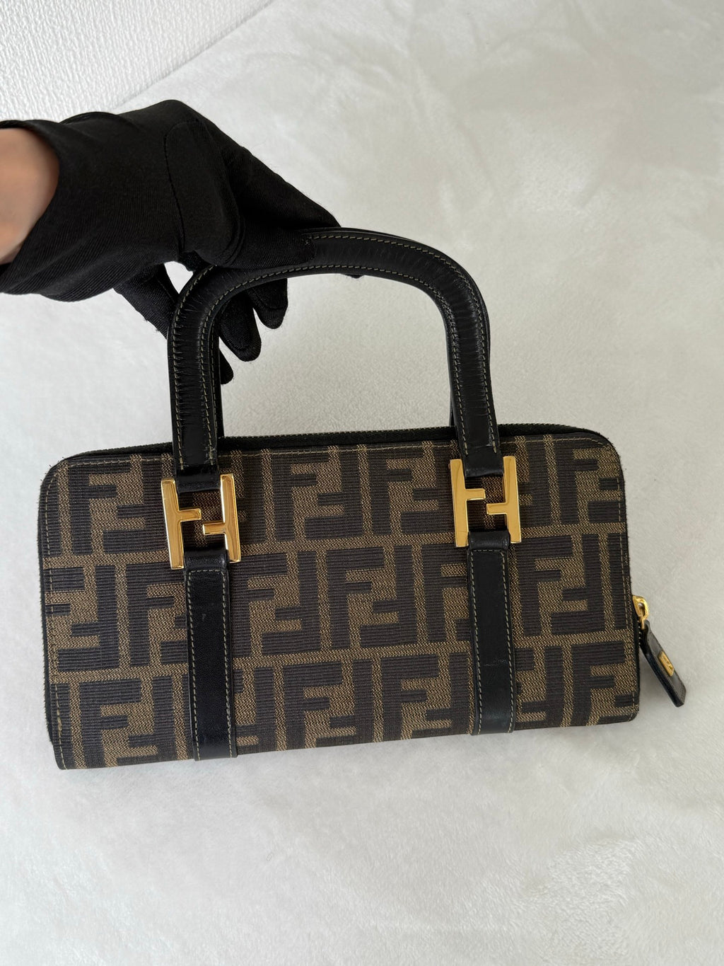 FENDI Zucca Clutch Bag