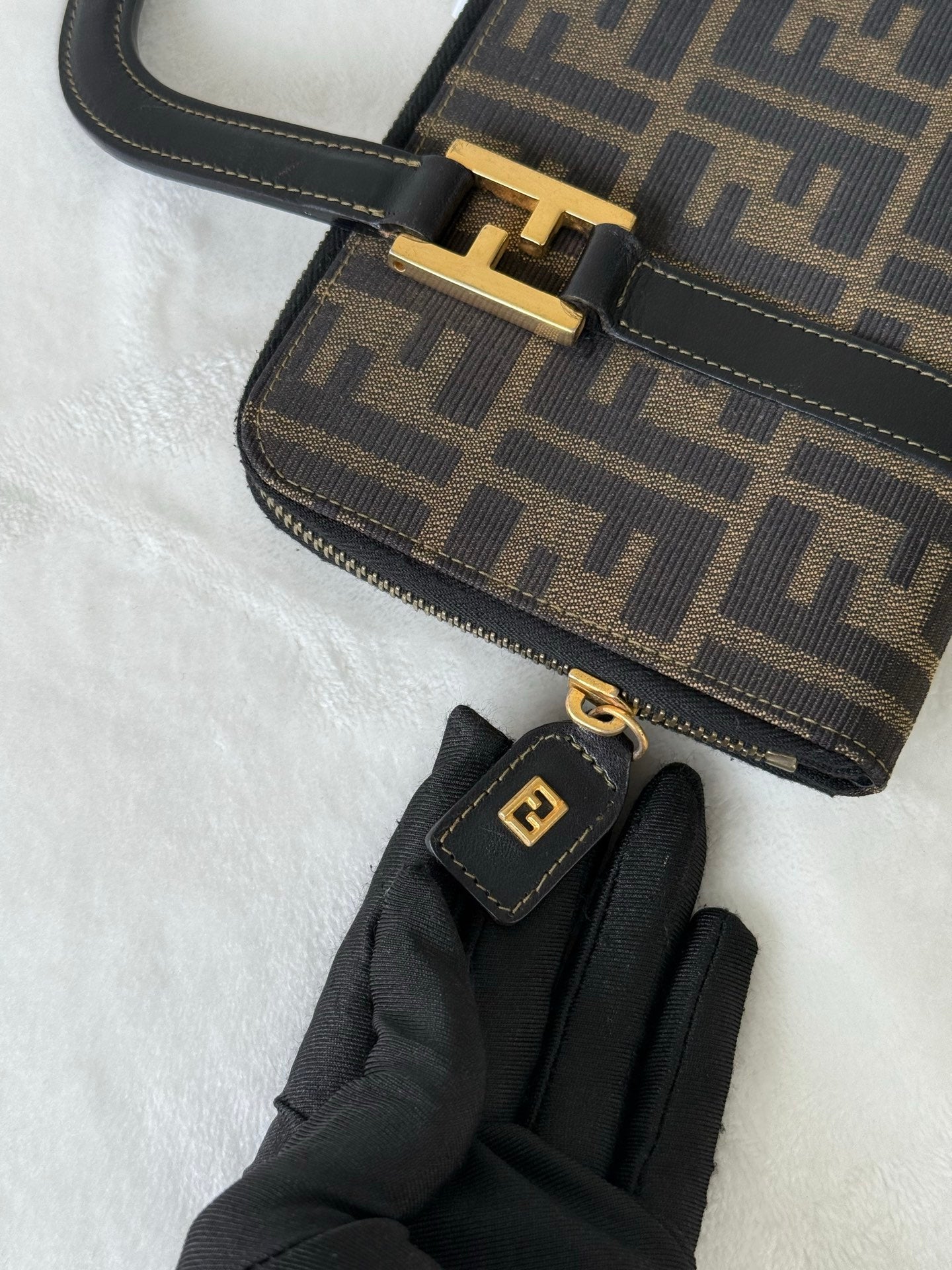 FENDI Zucca Clutch Bag