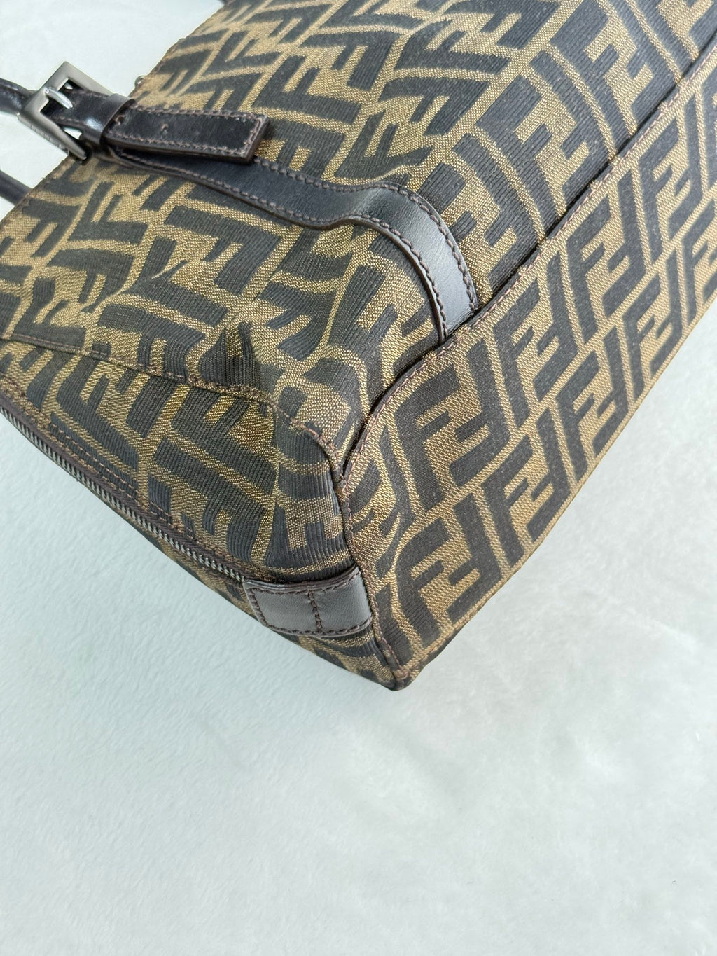 FENDI Zucca Tote Hand Bag