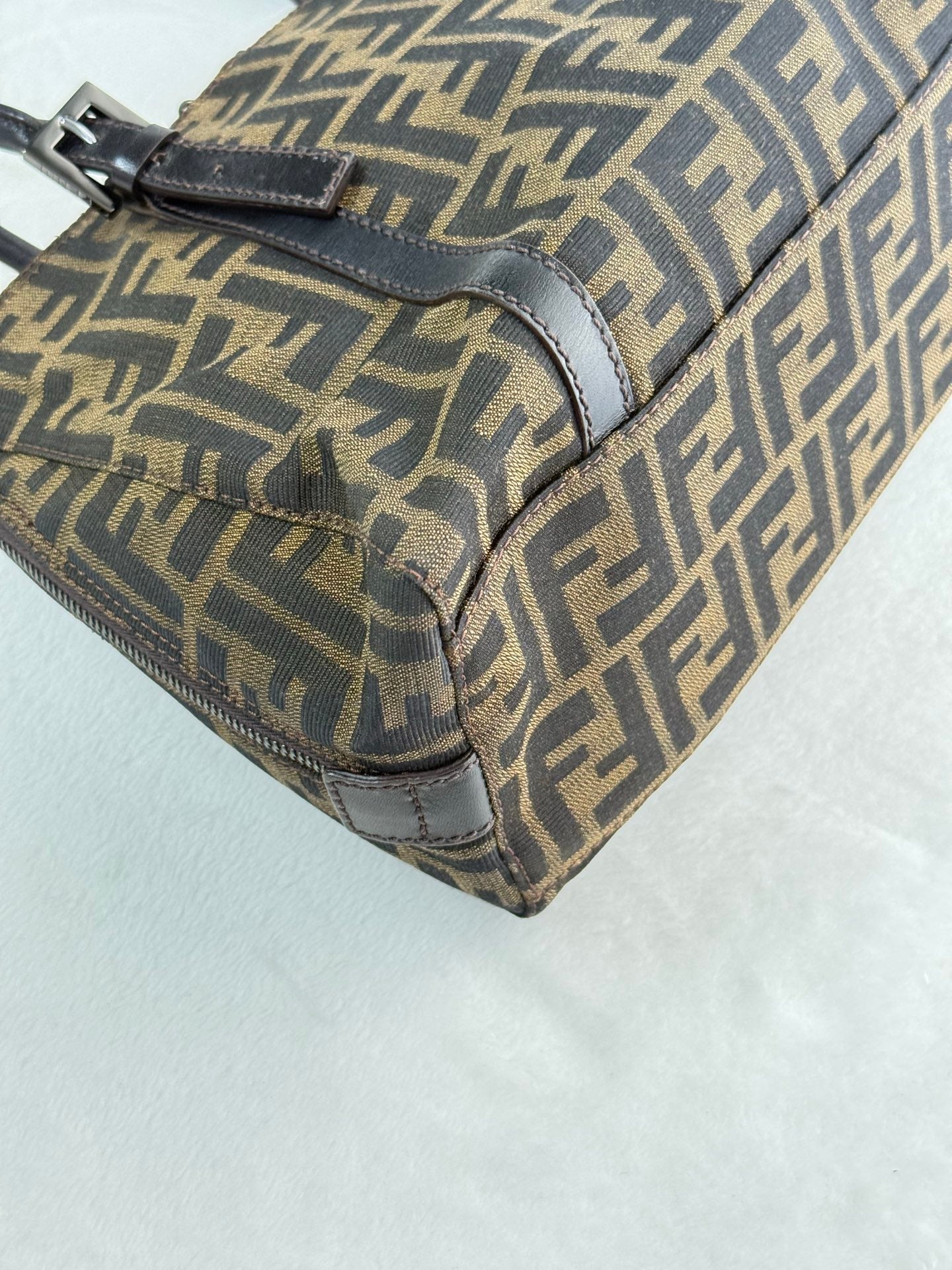 FENDI Zucca Tote Hand Bag