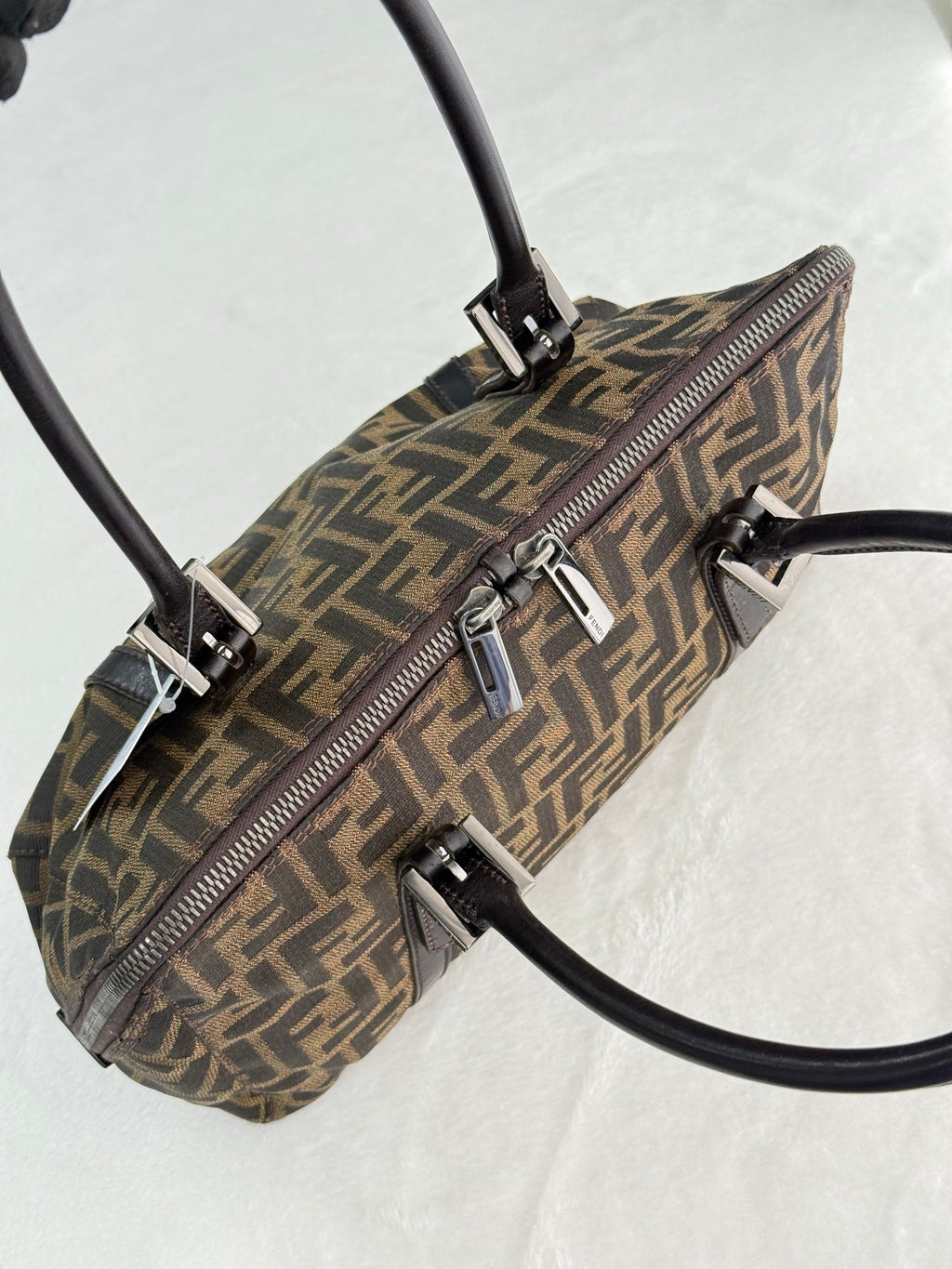 FENDI Zucca Tote Hand Bag