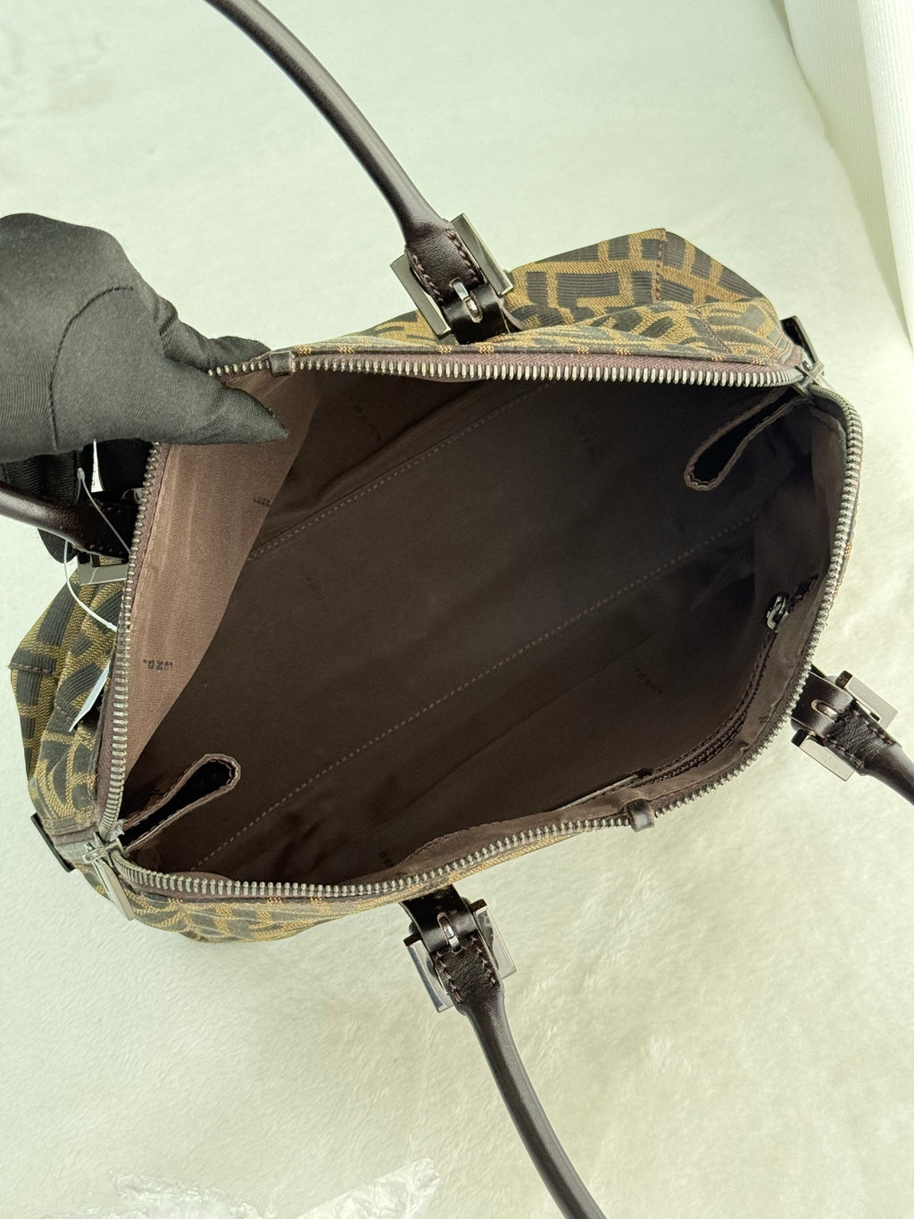 FENDI Zucca Tote Hand Bag