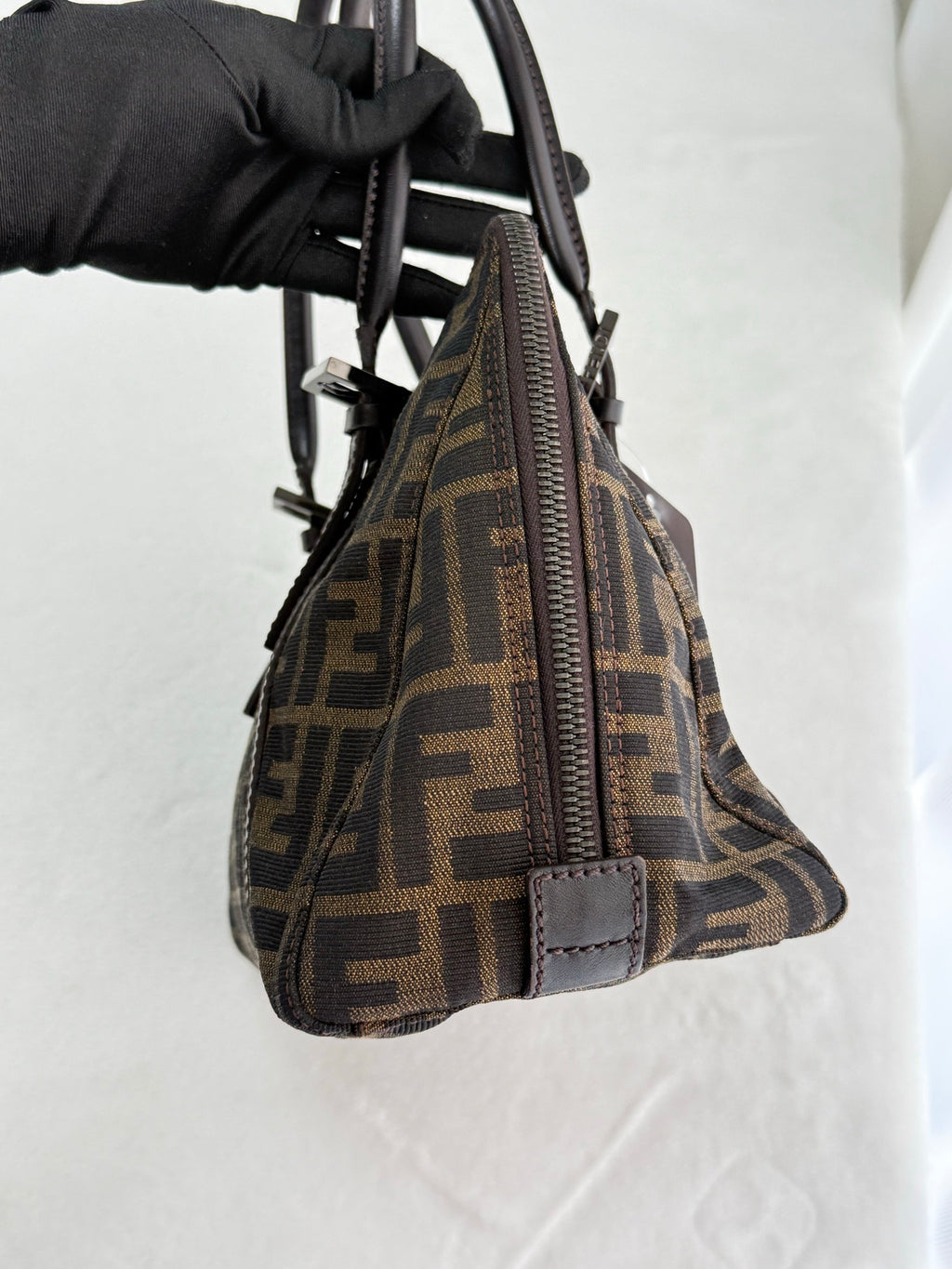 FENDI Zucca Tote Hand Bag