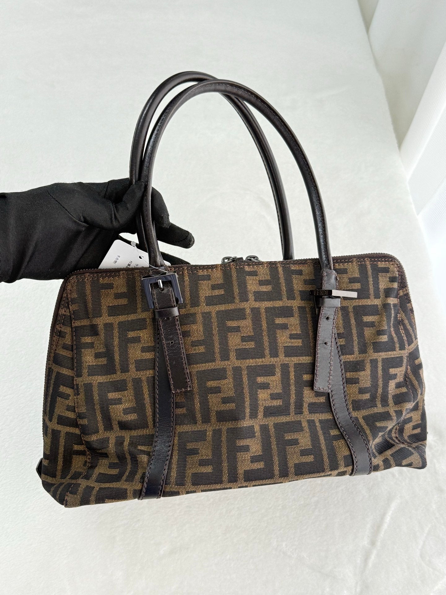 FENDI Zucca Tote Hand Bag