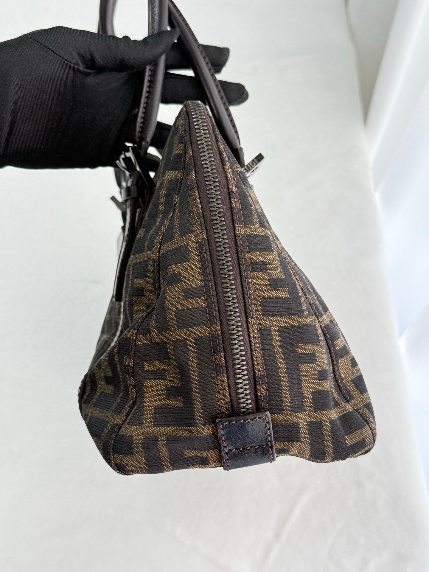 FENDI Zucca Tote Hand Bag