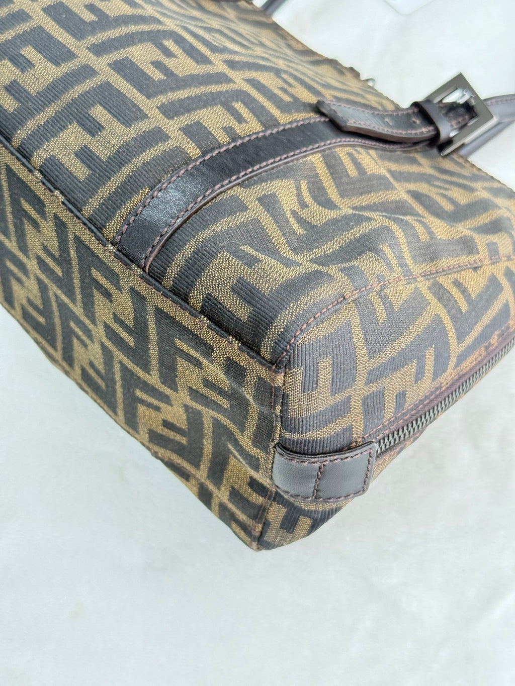 FENDI Zucca Tote Hand Bag