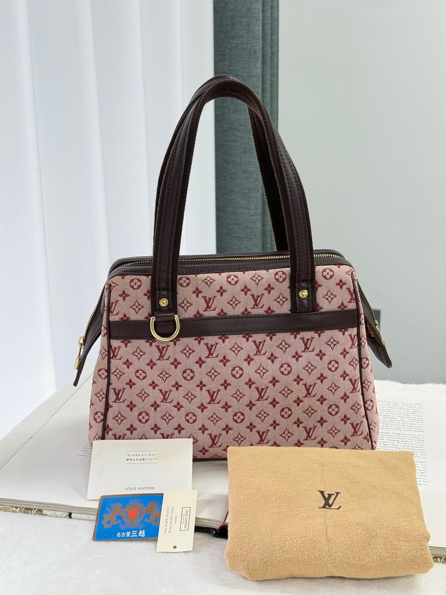 LOUIS VUITTON Denim Hand Bag