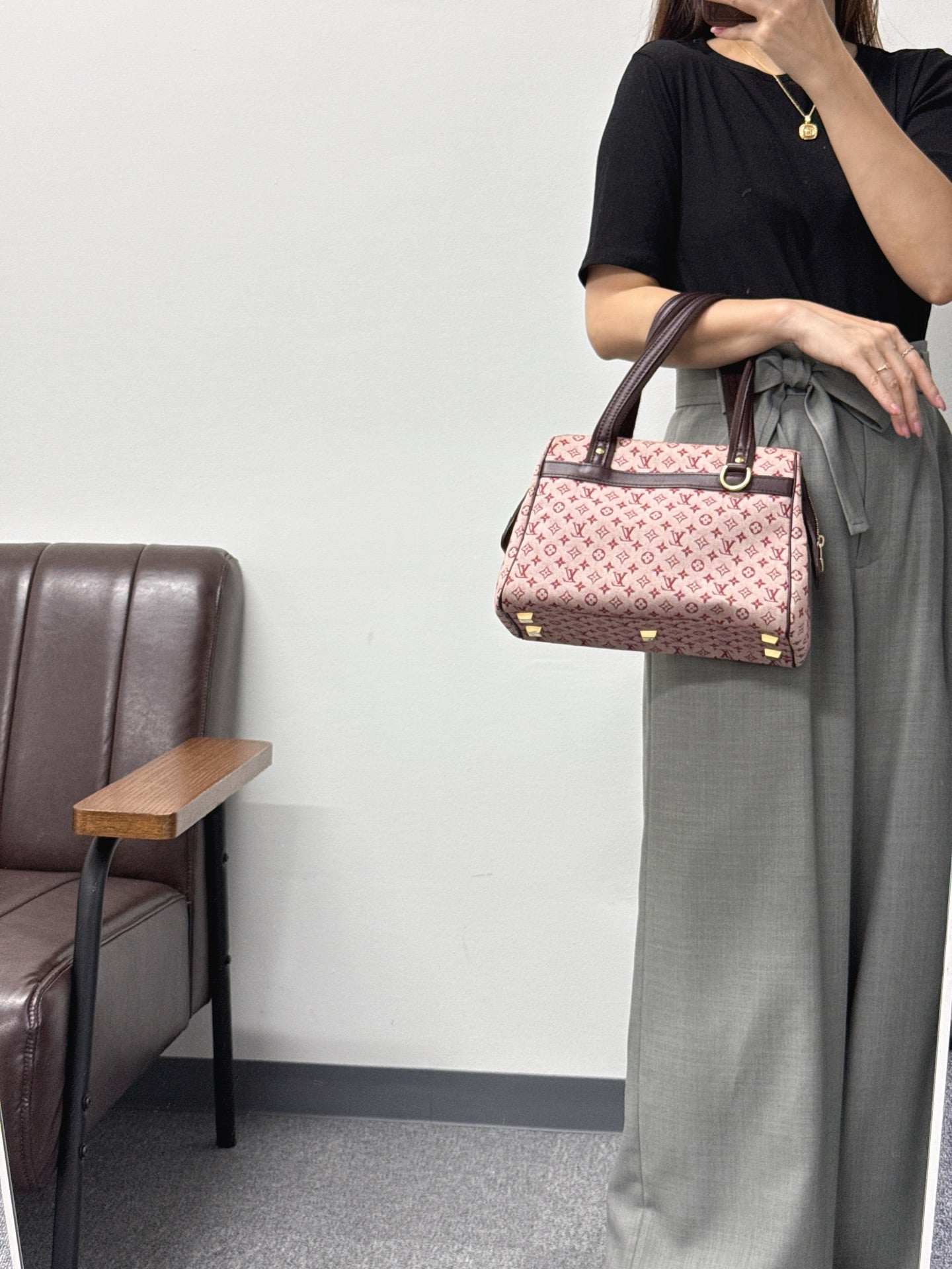 LOUIS VUITTON Denim Hand Bag