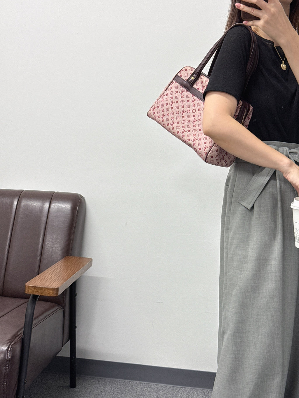 LOUIS VUITTON Denim Hand Bag