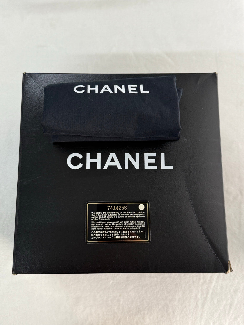 CHANEL Cavier Drawstring Bucket Bag