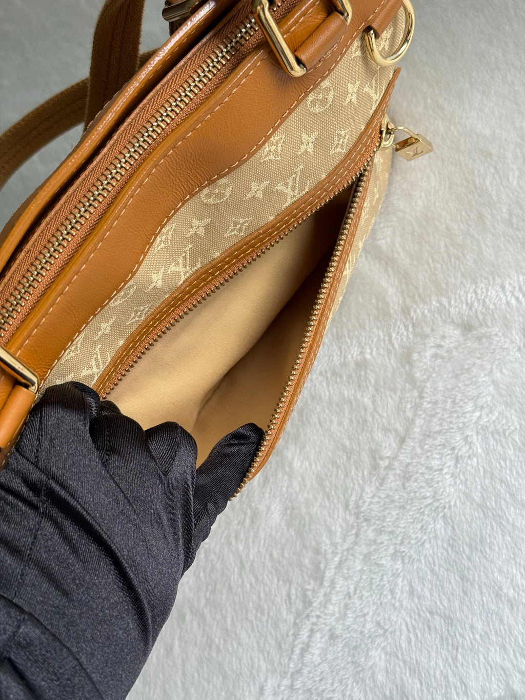 LOUIS VUITTON Denim Hand Bag