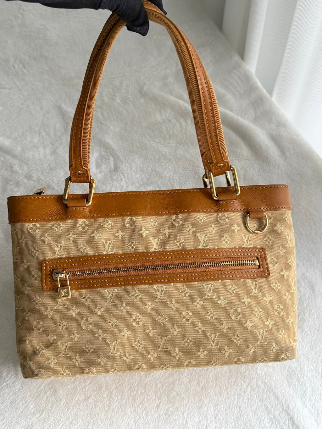 LOUIS VUITTON Denim Hand Bag