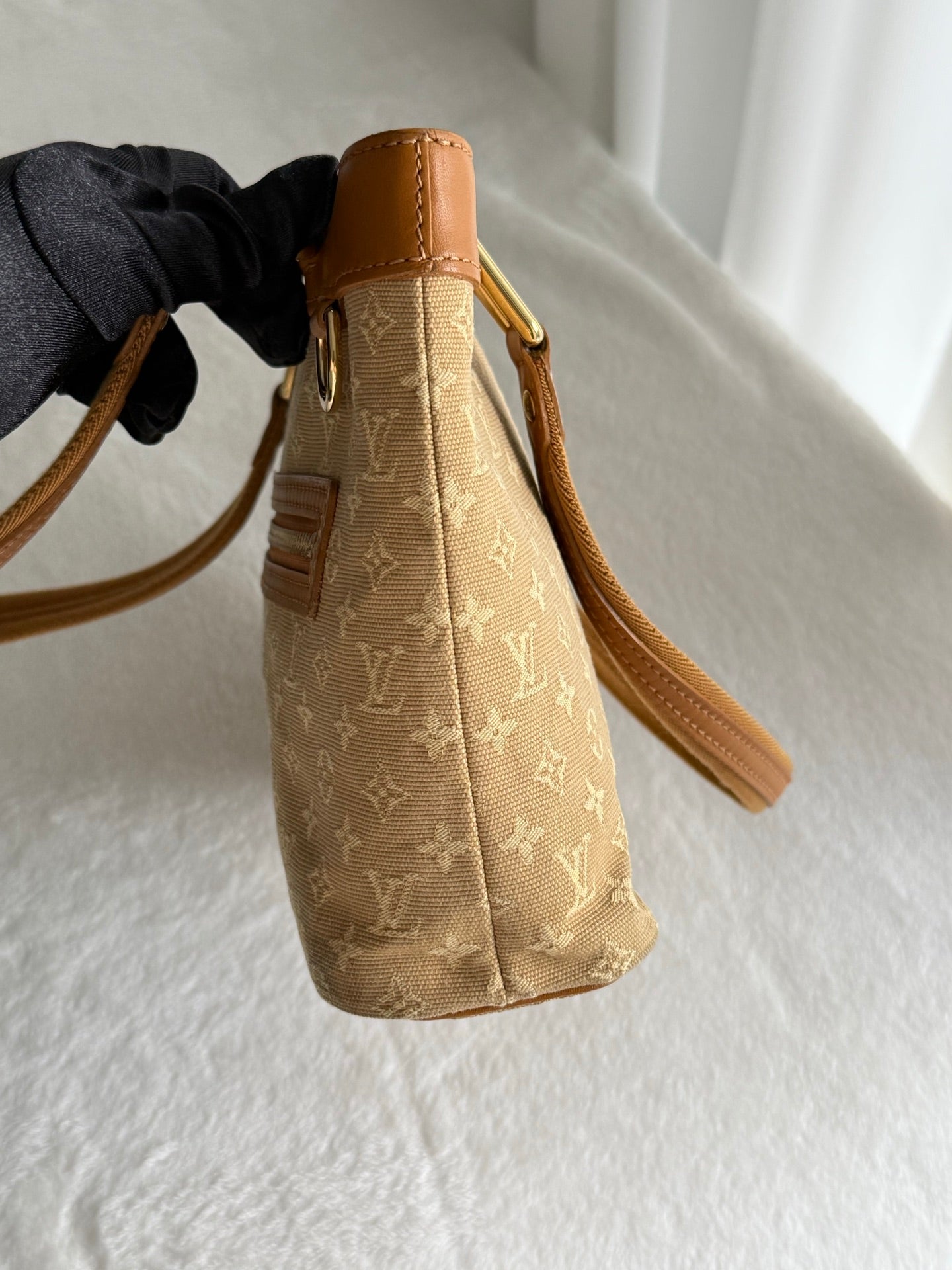 LOUIS VUITTON Denim Hand Bag