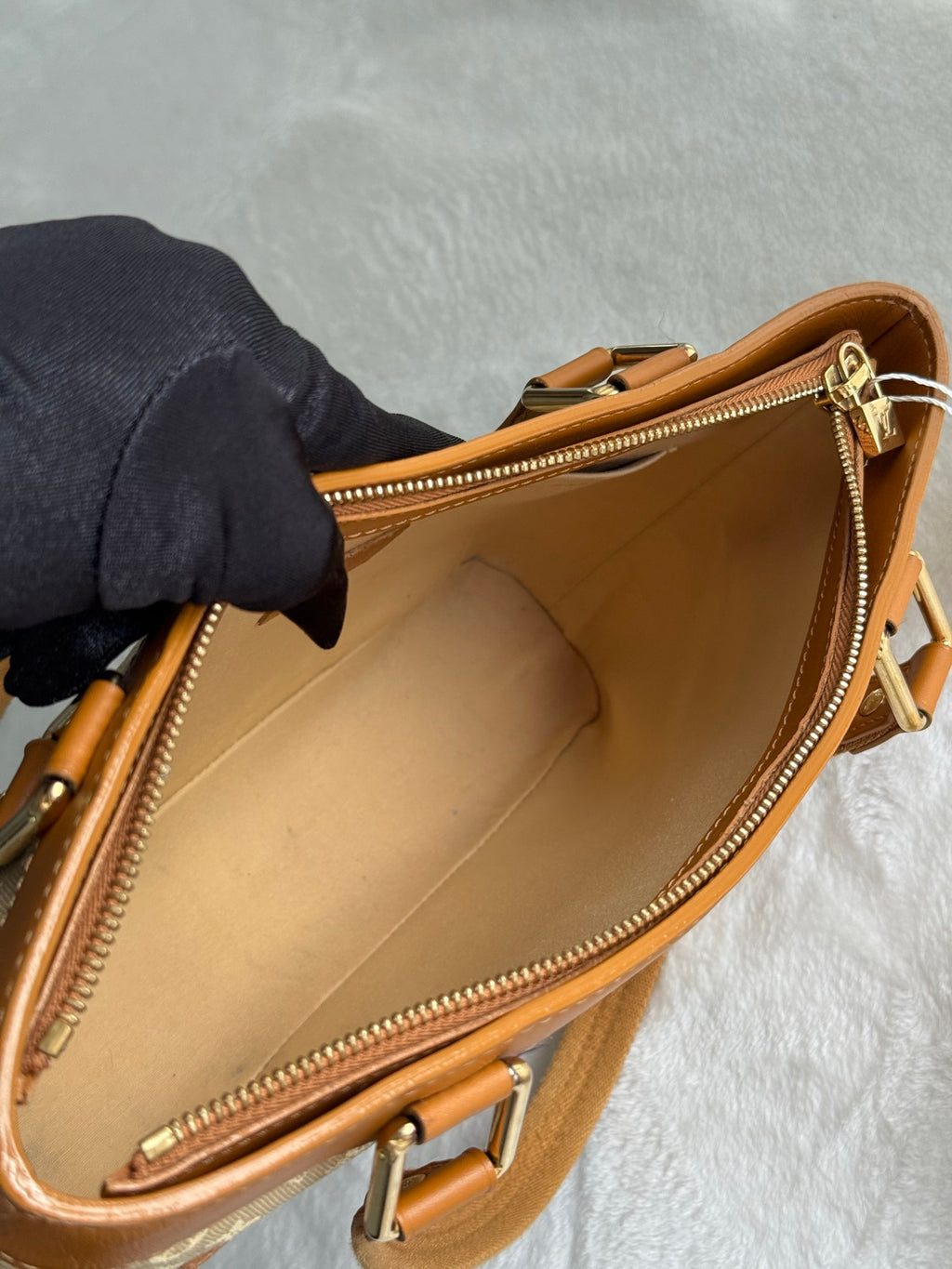 LOUIS VUITTON Denim Hand Bag