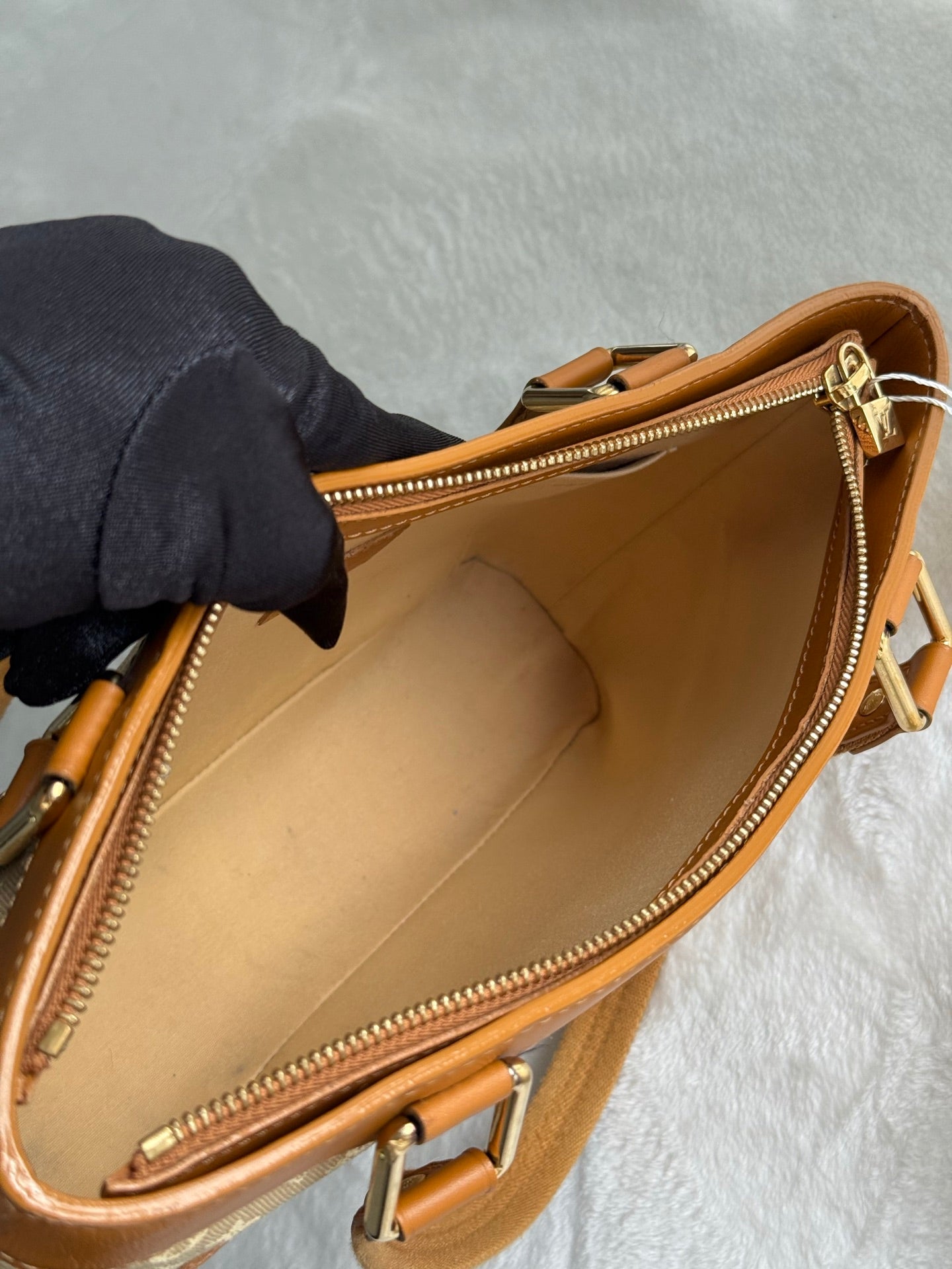 LOUIS VUITTON Denim Hand Bag