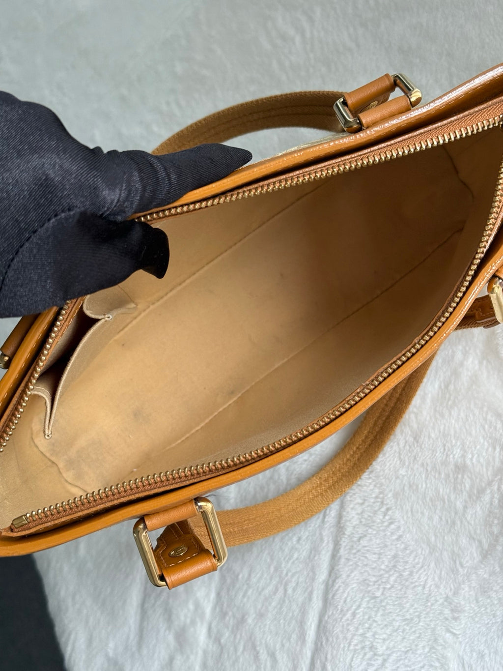 LOUIS VUITTON Denim Hand Bag