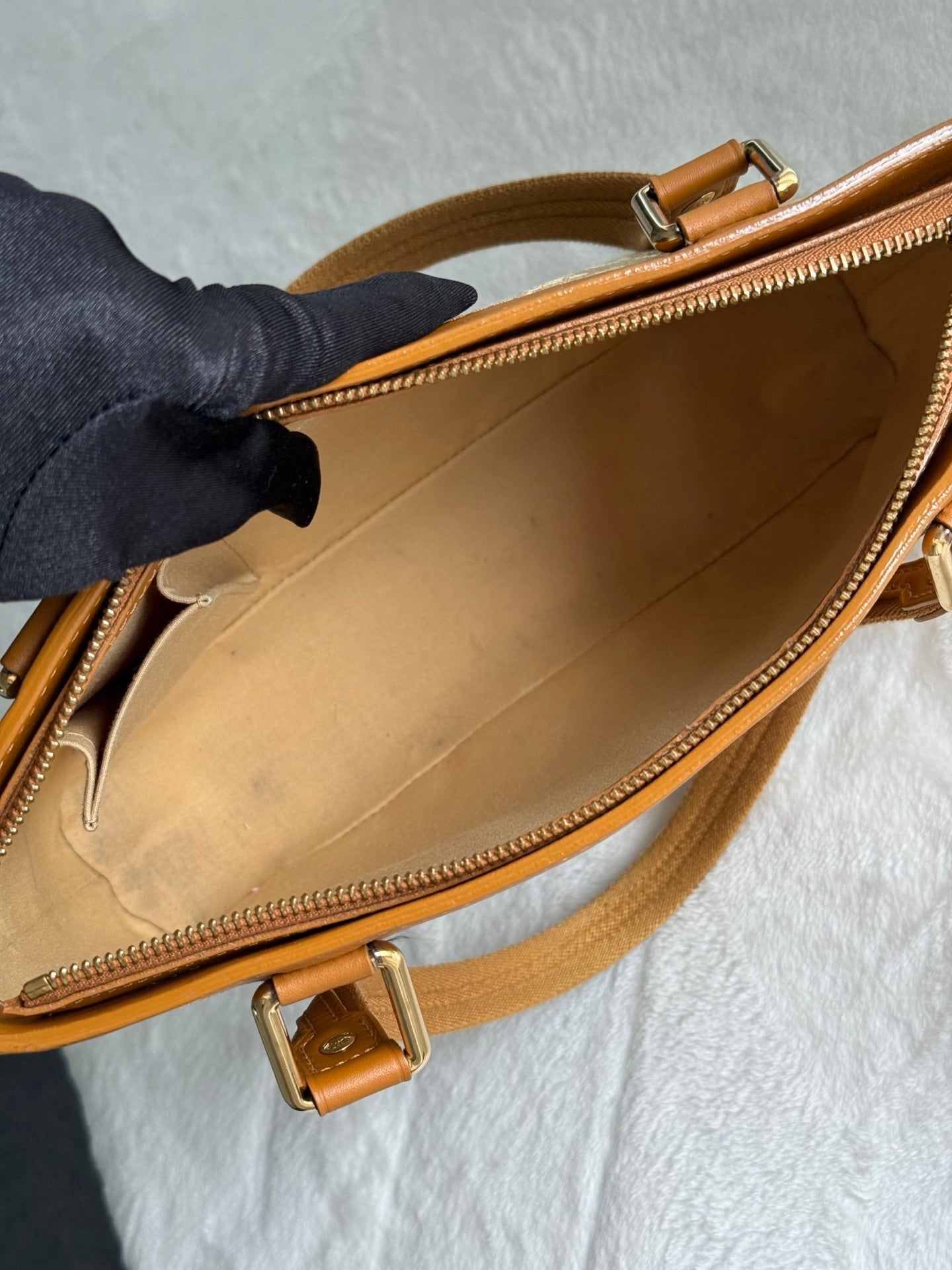 LOUIS VUITTON Denim Hand Bag