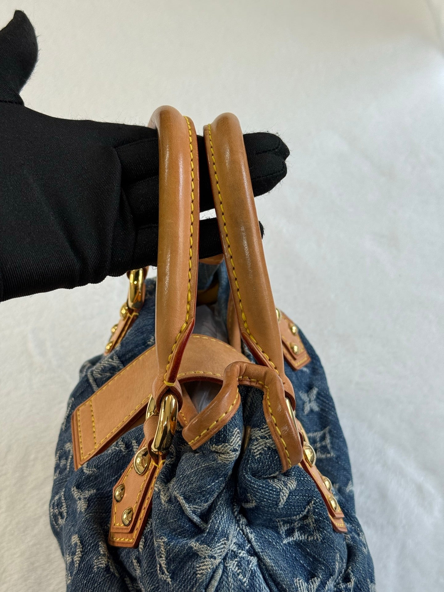 LOUIS VUITTON Monogram Denim Pretty Handbag