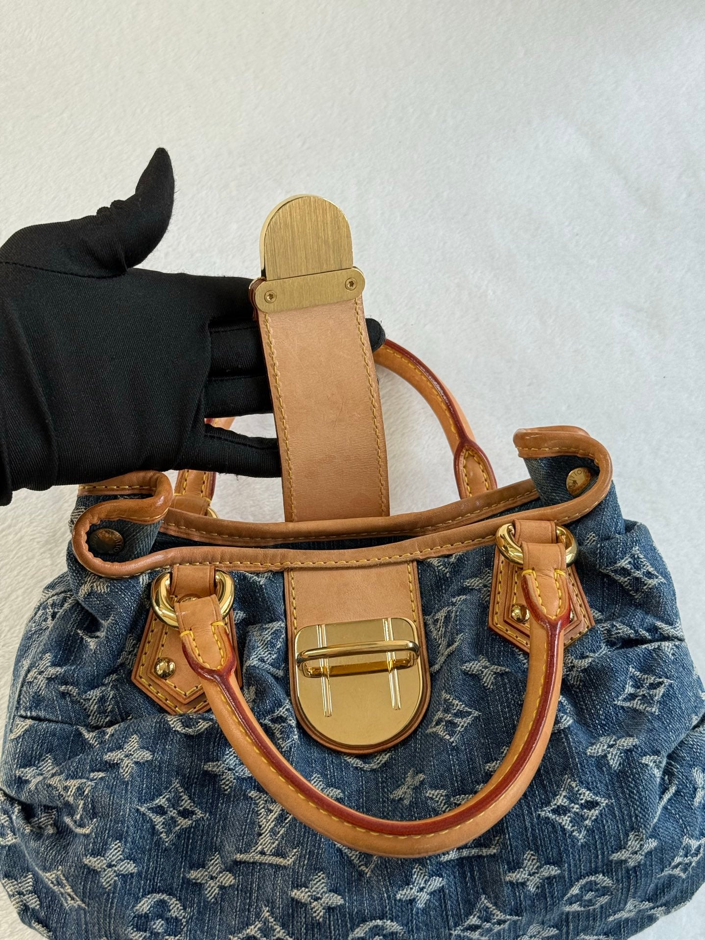 LOUIS VUITTON Monogram Denim Pretty Handbag
