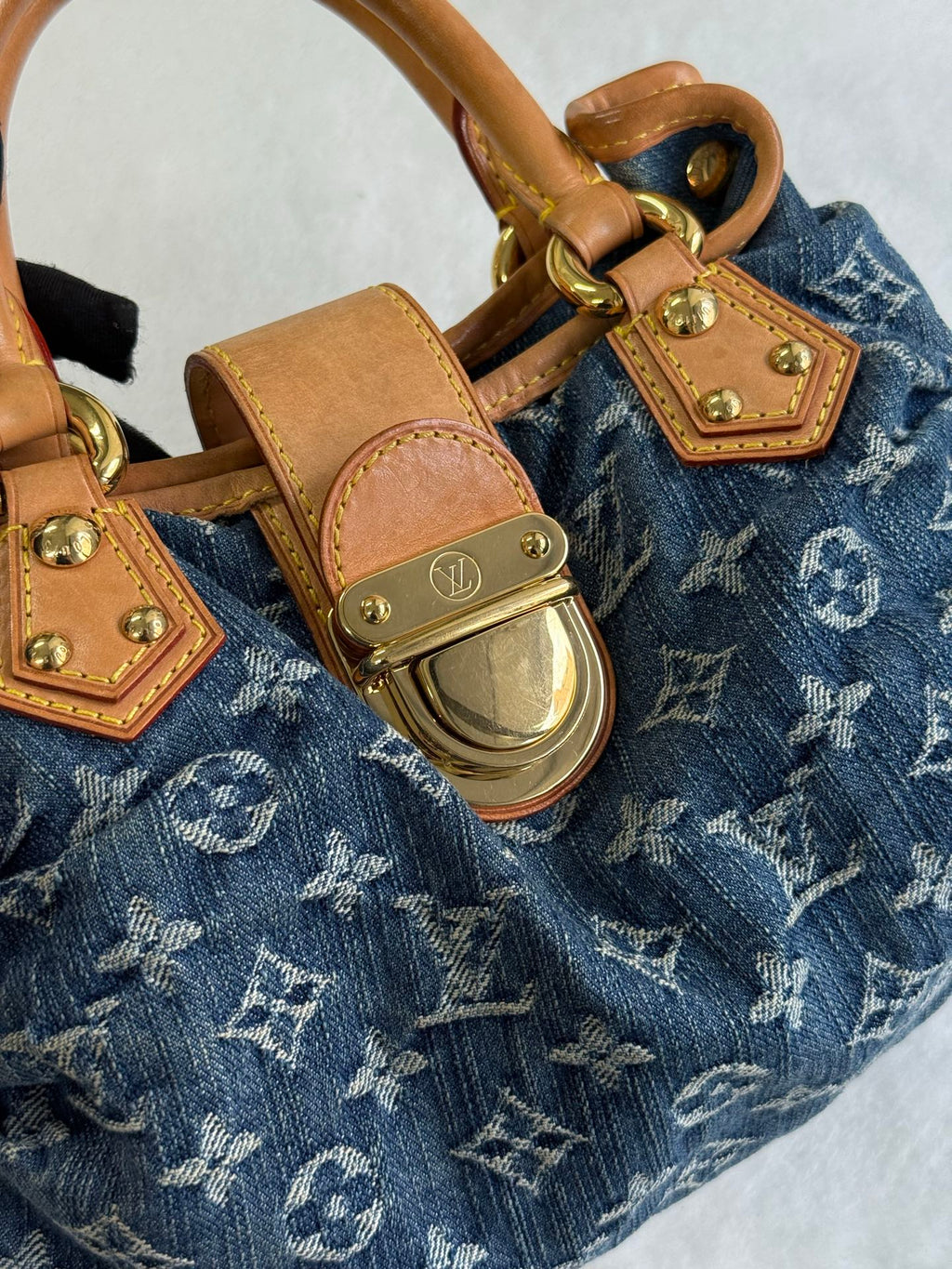 LOUIS VUITTON Monogram Denim Pretty Handbag