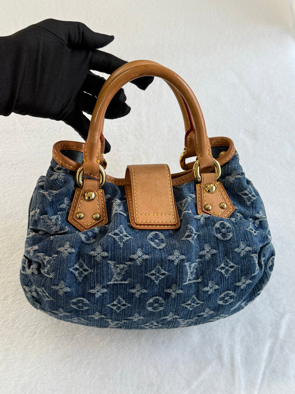 LOUIS VUITTON Monogram Denim Pretty Handbag