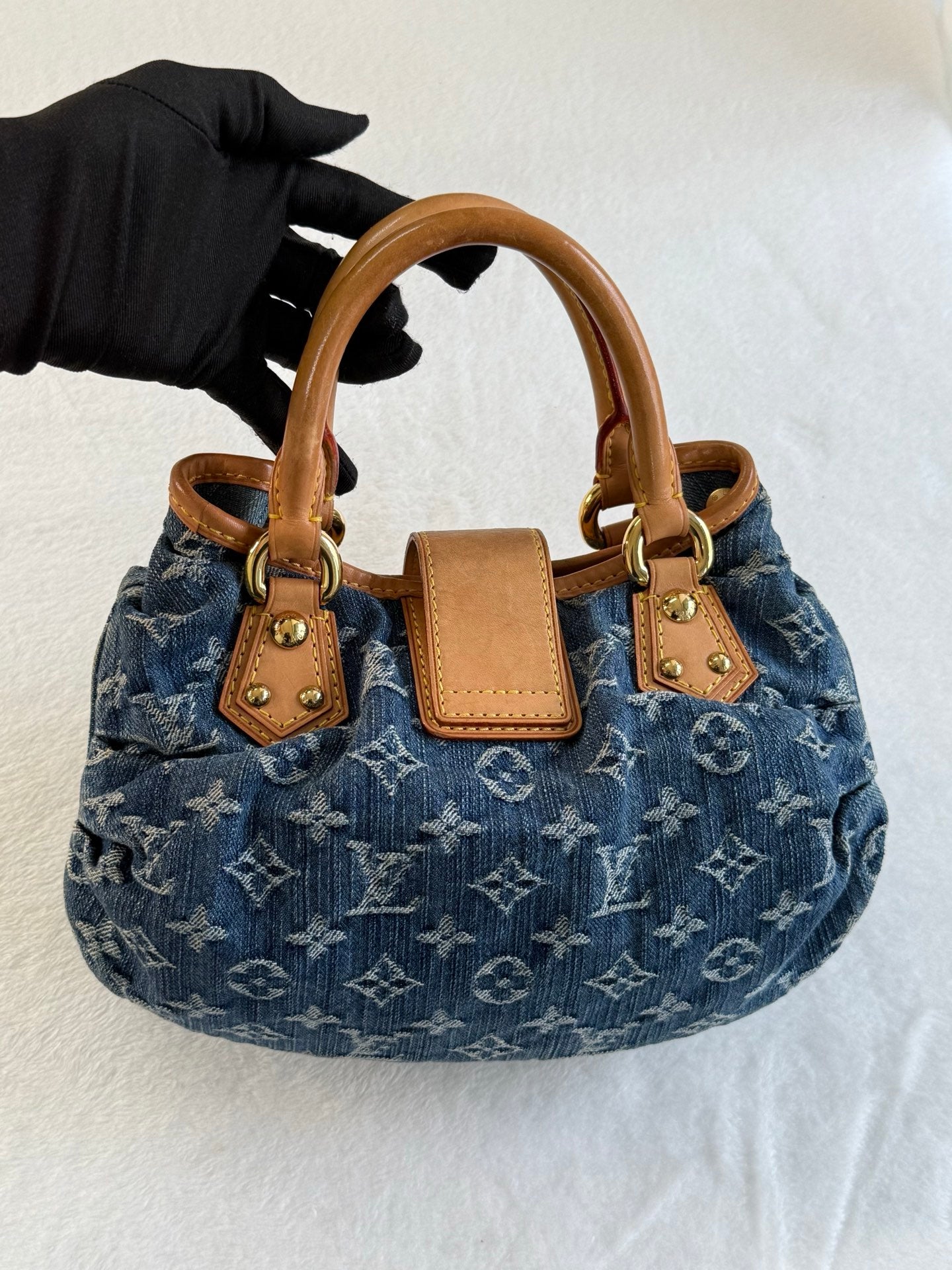 LOUIS VUITTON Monogram Denim Pretty Handbag