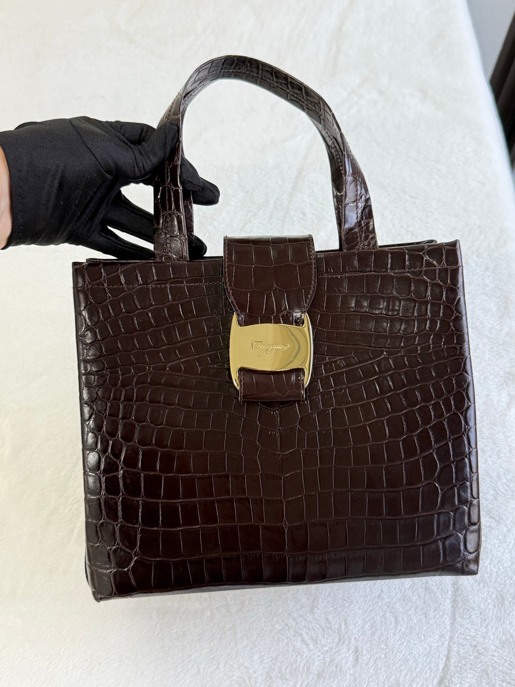 FERRAGAMO Leather 2way Hand Bag