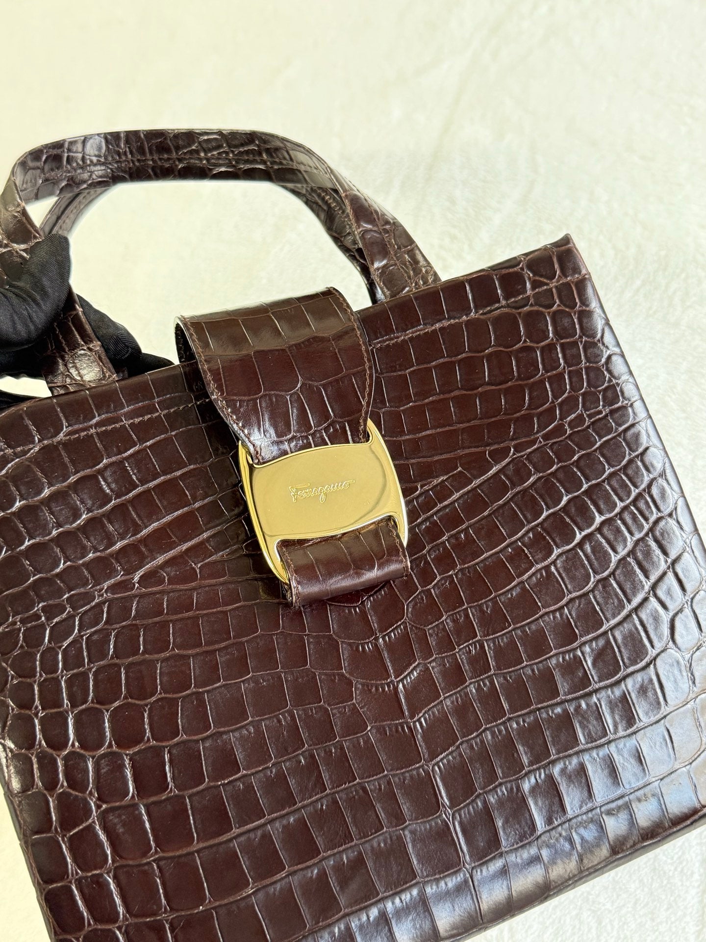 FERRAGAMO Leather 2way Hand Bag