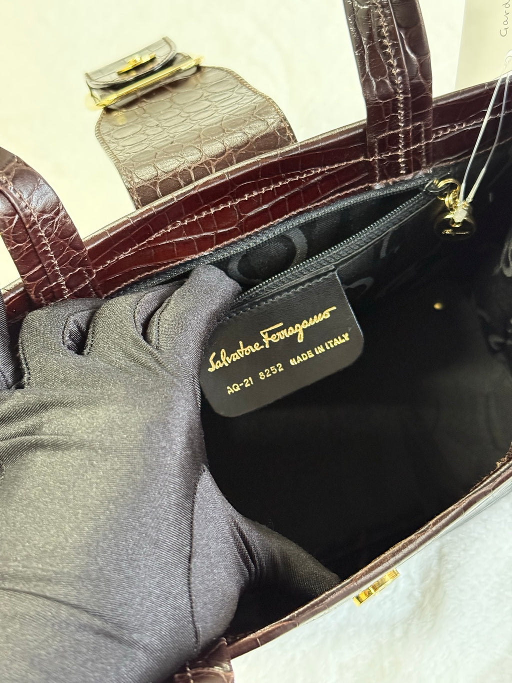 FERRAGAMO Leather 2way Hand Bag